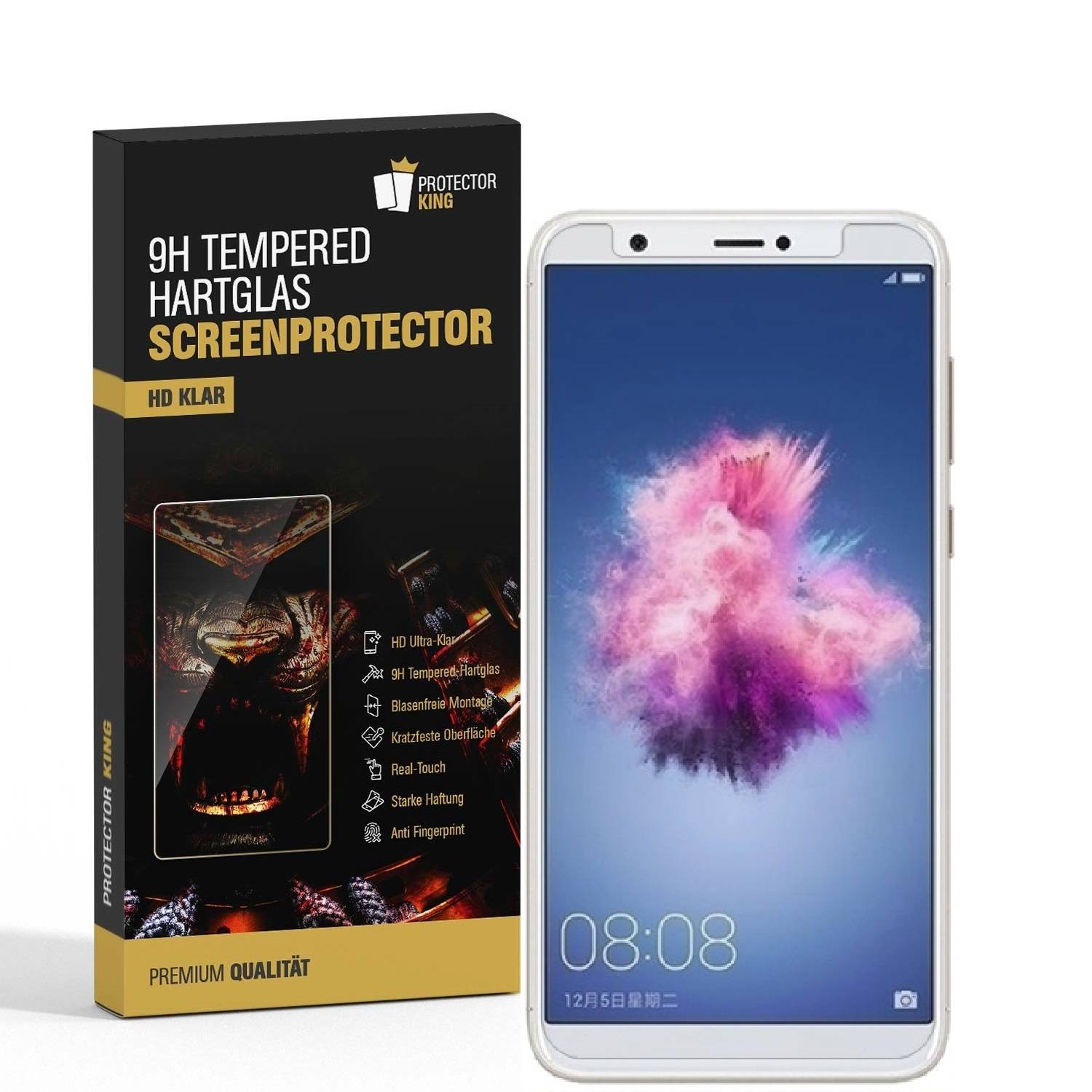 3x 9H Hartglasfolie für Huawei P Smart Schutzglas Panzerfolie Schutzfolie KLAR