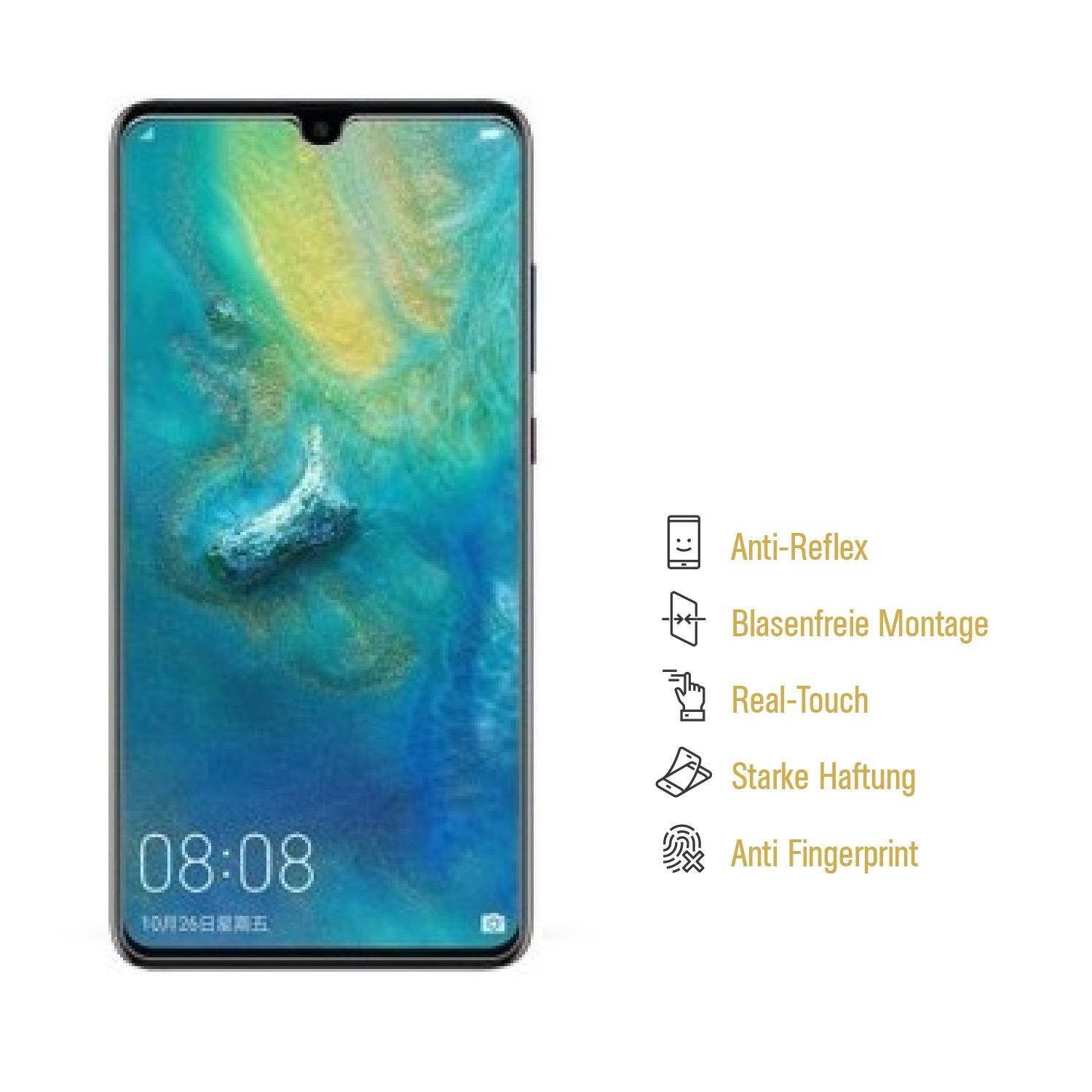 2x Displayschutzfolie für Huawei Mate 20X ANTI-REFLEX Displayfolie MATT