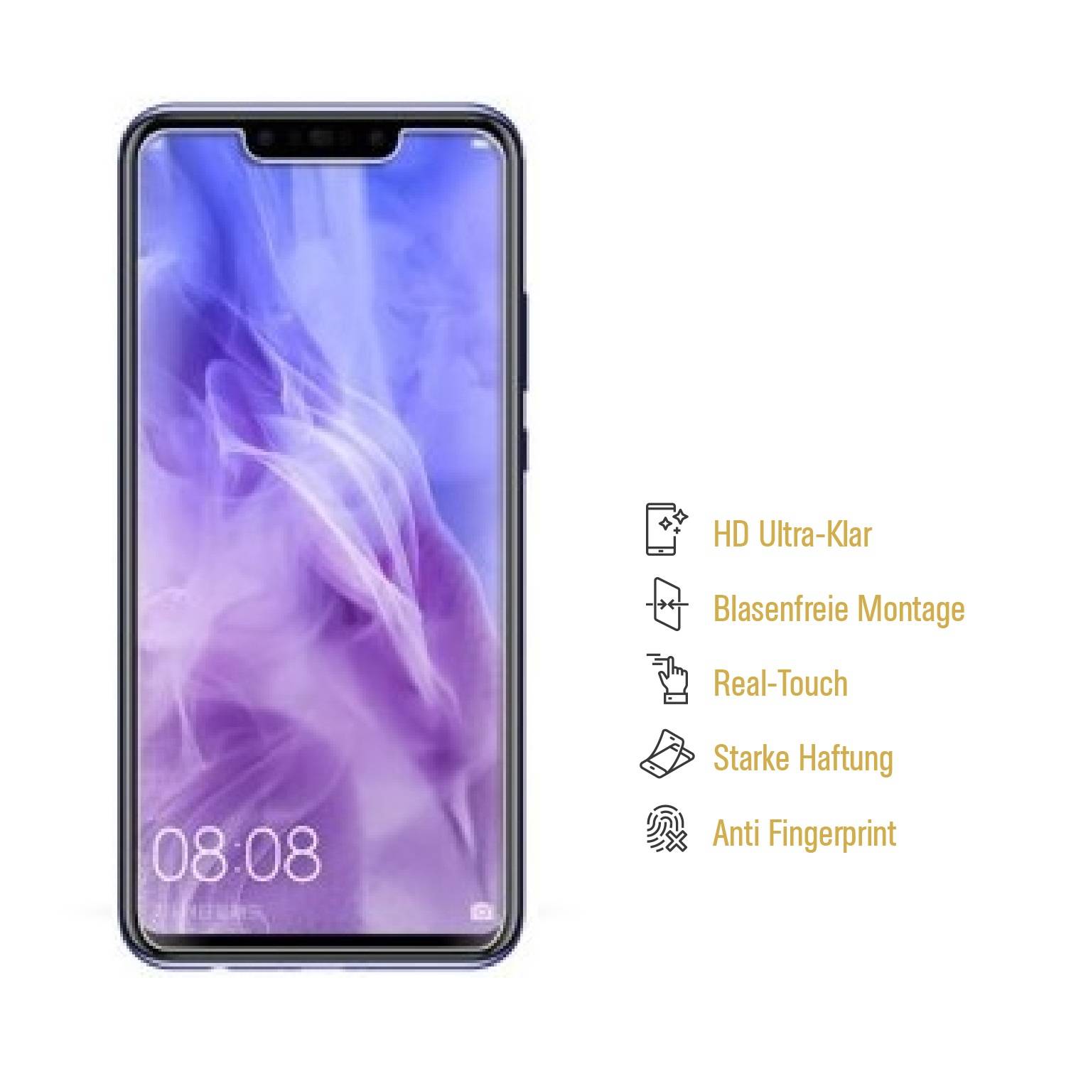 2x Displayschutzfolie für Huawei Nova 3 Displayfolie Schutzfolie HD ULTRA KLAR