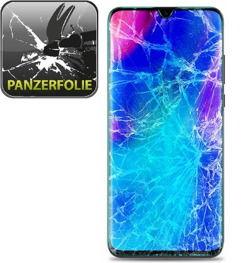 2x Panzerfolie für Huawei P30 ANTI-SCHOCK Displayschutzfolie Displayfolie MATT