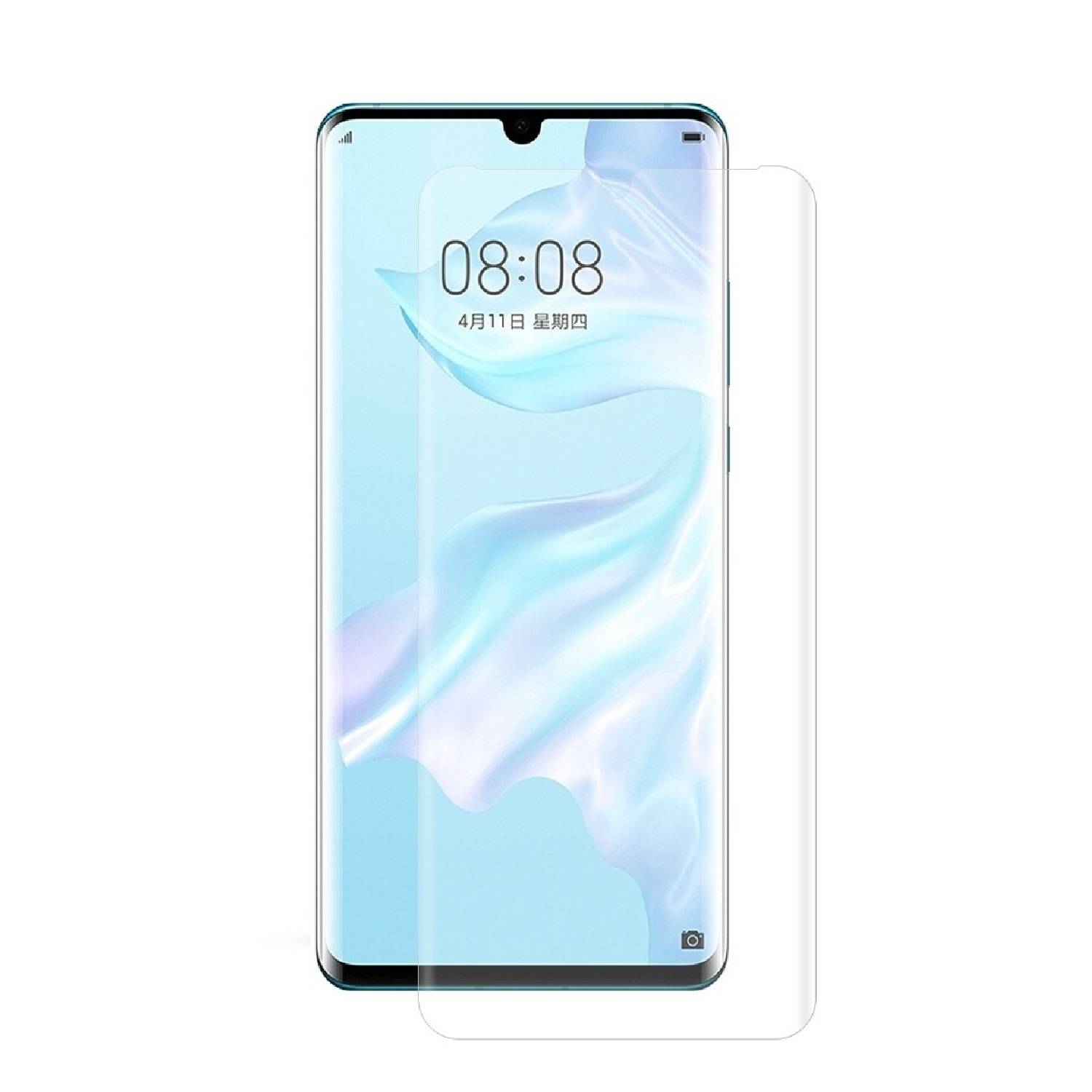 2x 9H Panzerglas für Huawei P30 Pro FULL CURVED Displayschutz Schutzglas Schutzfolie Panzerfolie HD KLAR