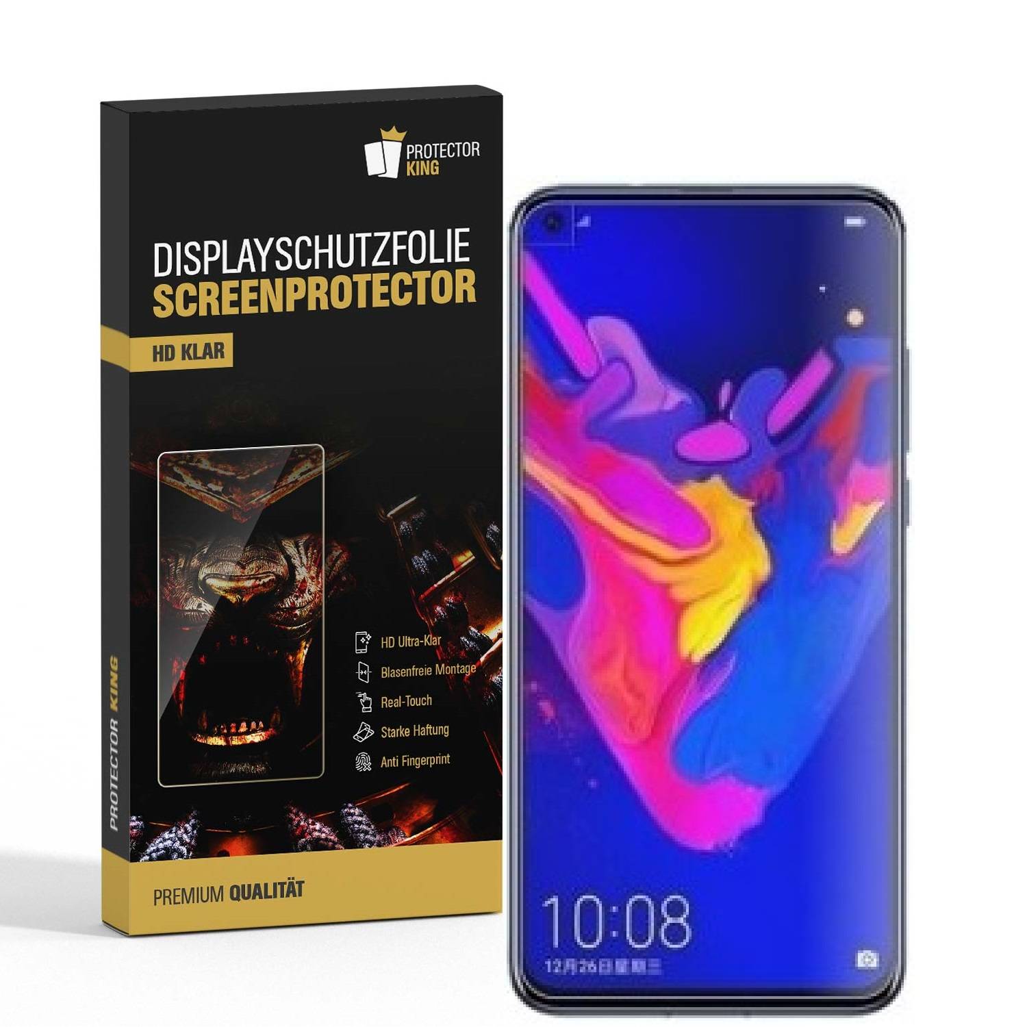 3x Displayschutzfolie für Huawei Nova 4 Displayfolie Schutzfolie Folie HD KLAR