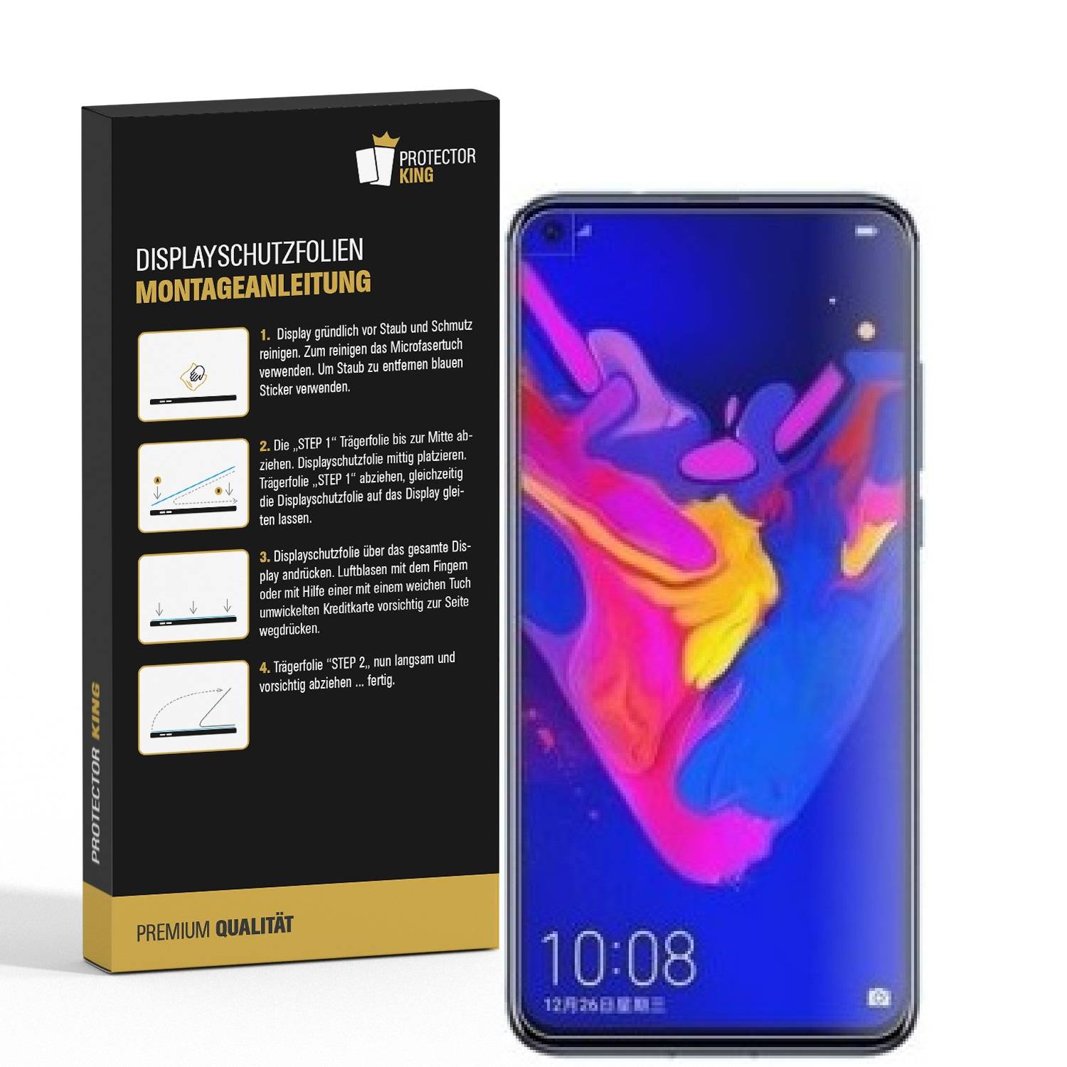 6x Displayschutzfolie für Huawei Nova 4 ANTI-REFLEX Displayfolie Schutzfolie MATT