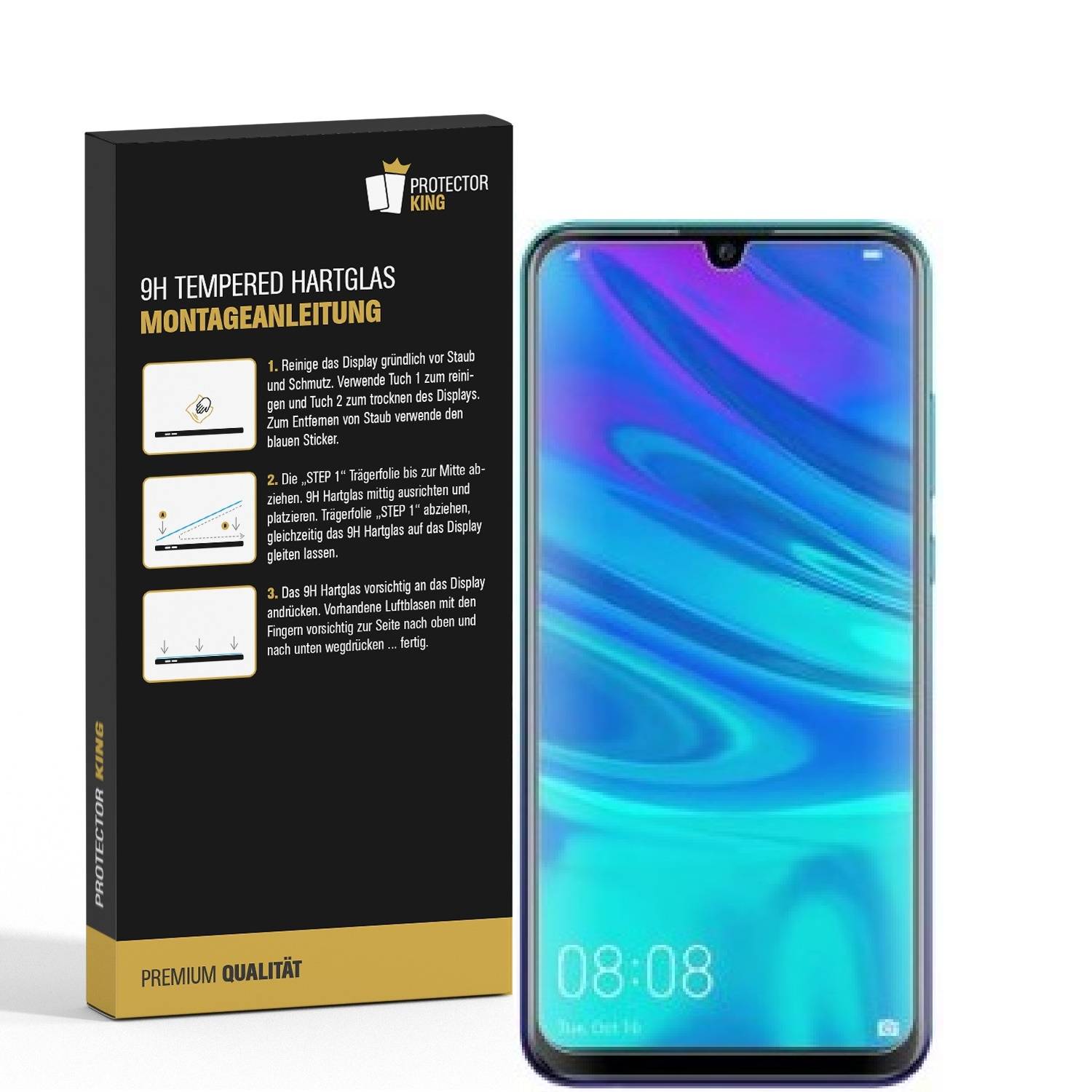 2x 9H Hartglas für Huawei P Smart 2020 Displayschutz Panzerfolie Schutzfolie Panzerglas Schutzglas Displayglas Tempered Glasfolie Sicherheitsglas