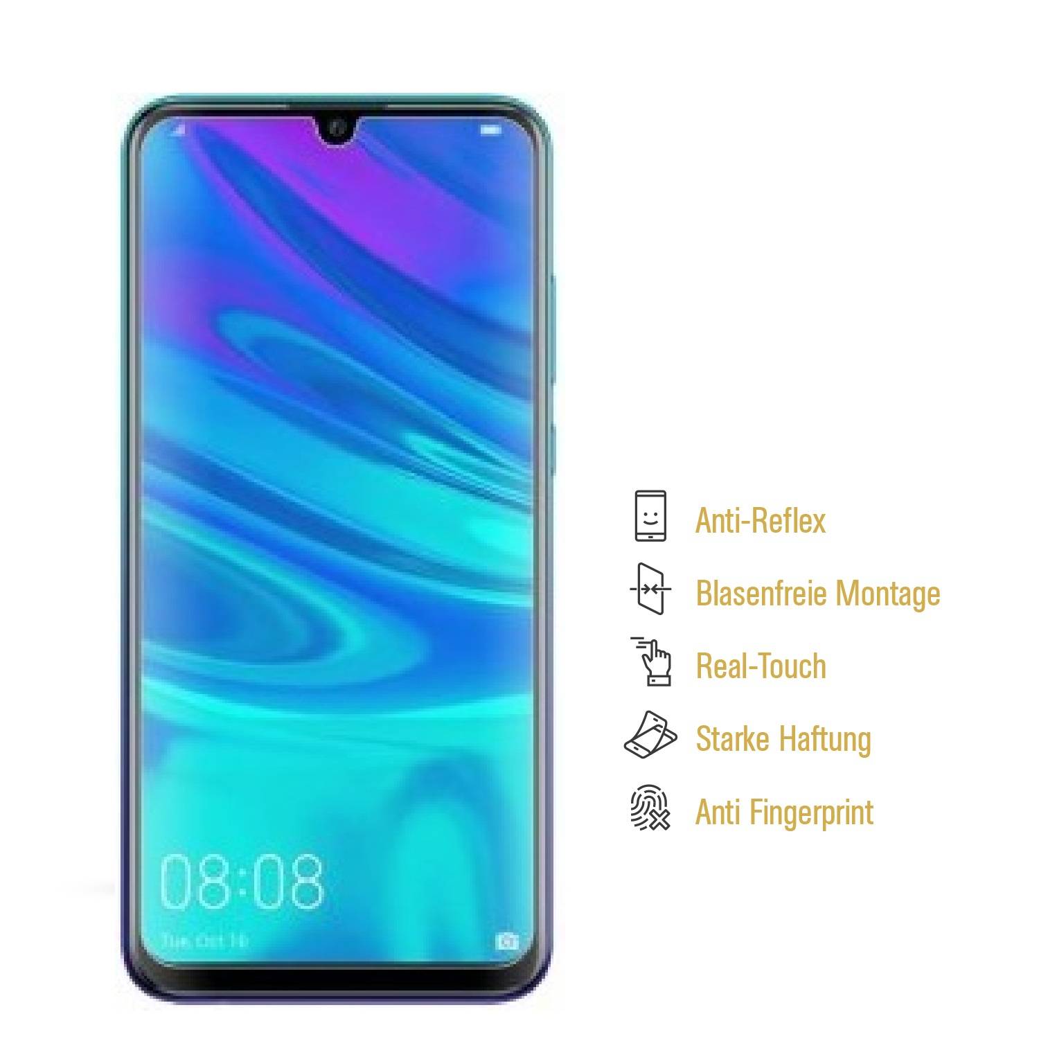 2x Displayschutzfolie für Huawei P Smart 2019 ANTI-REFLEX Displayfolie MATT