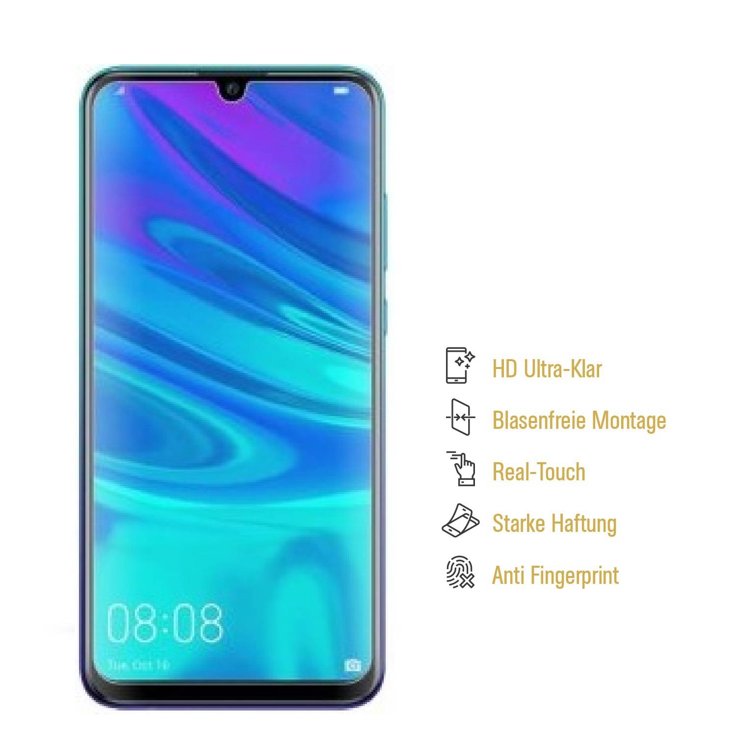 2x Displayschutzfolie für Huawei P Smart 2020 Displayfolie HD ULTRA KLAR
