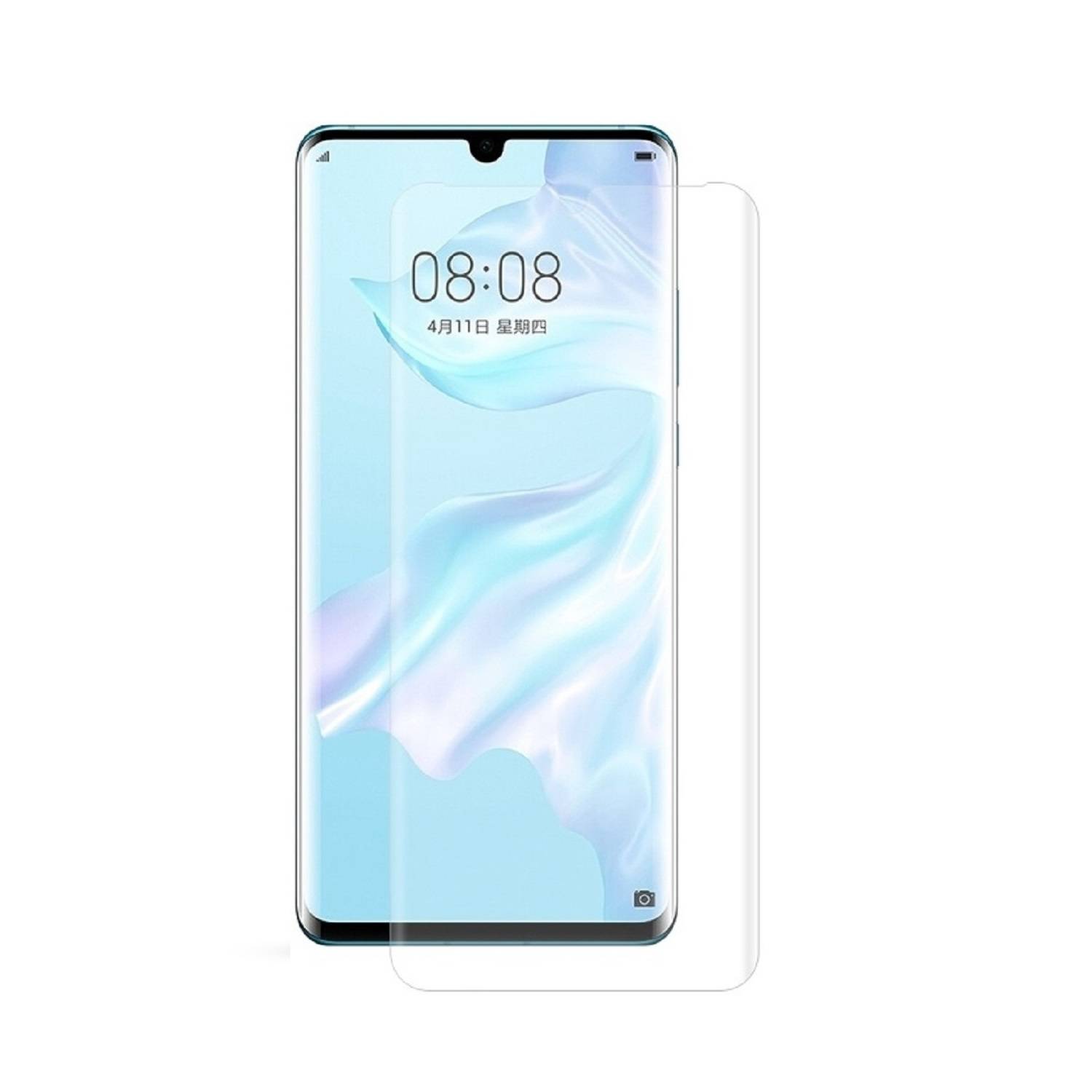 1x Hydrogel-Glass für Huawei P30 Pro Selbstheilend für Micro Kratzer 3D KLAR Panzerfolie Displayschutz Schutzfolie Screen-Protector