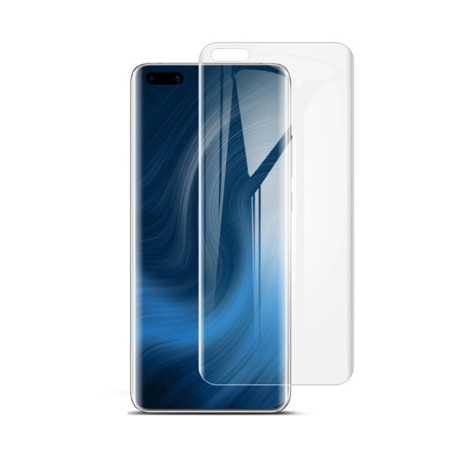 6x Displayfolie für Huawei P40 Pro FULL COVER Displayschutzfolie HD KLAR