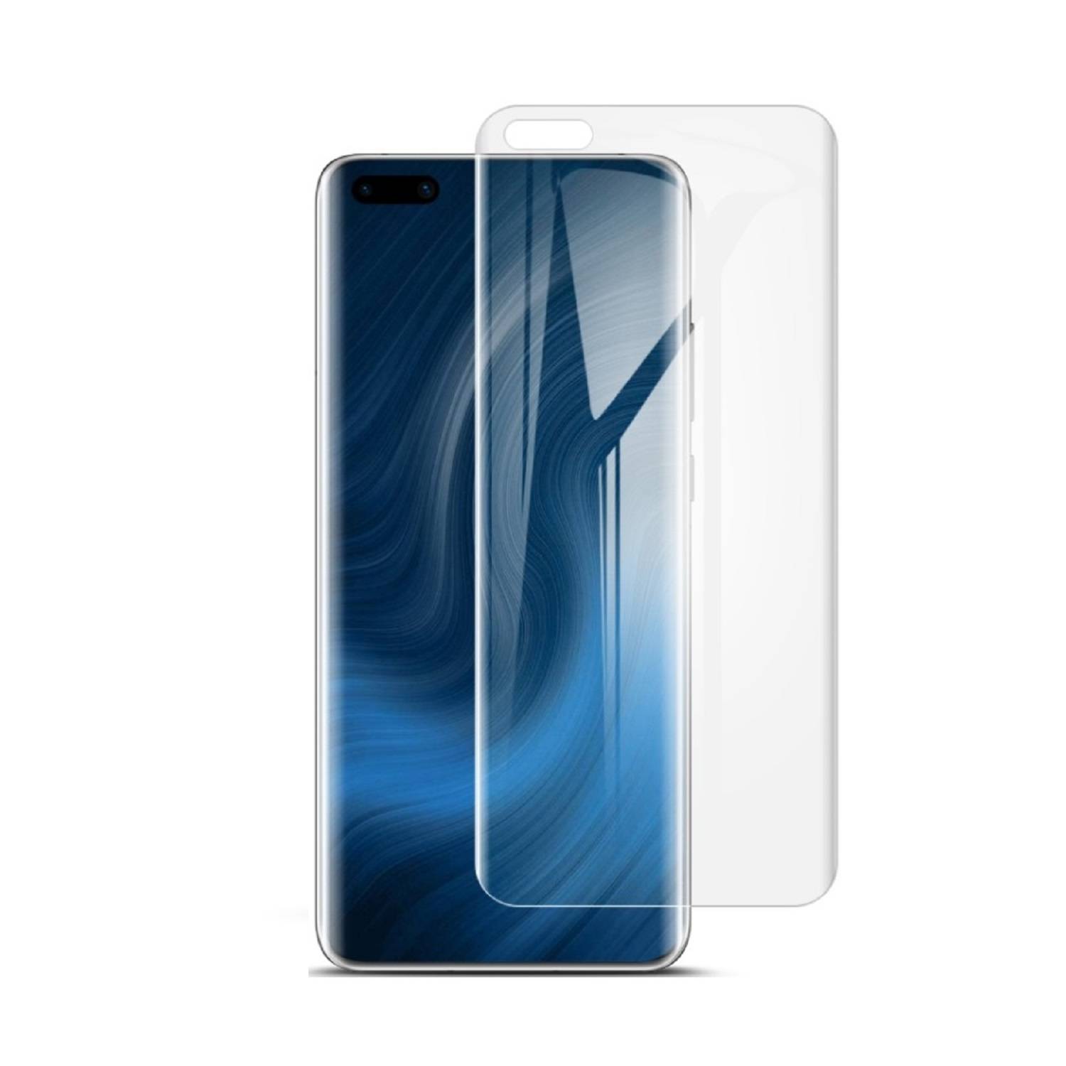 3x Displayfolie für Huawei P40 Pro FULL COVER Displayschutzfolie MATT