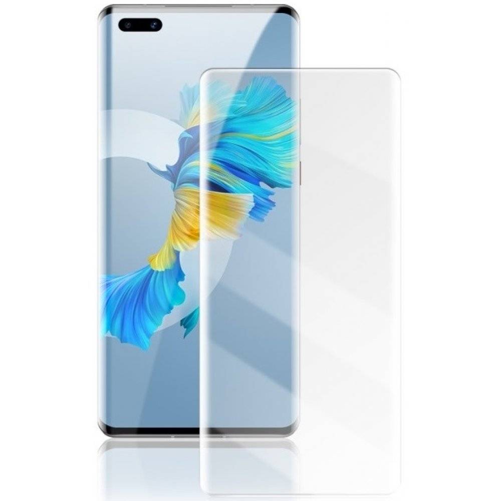 2x 9H Panzerglas für Huawei Mate 40 Pro Full-Screen HD klar UV-Liquid Tempered Glas Displayschutz Schutzglas Screen-Protector
