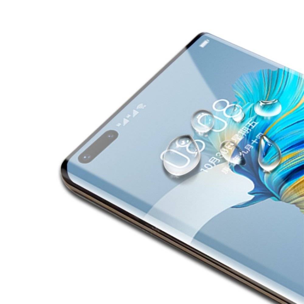 6x 9H Panzerglas für Huawei Mate 40 Pro Plus Full-Screen HD klar UV-Liquid Tempered Glas Displayschutz Schutzglas Screen-Protector