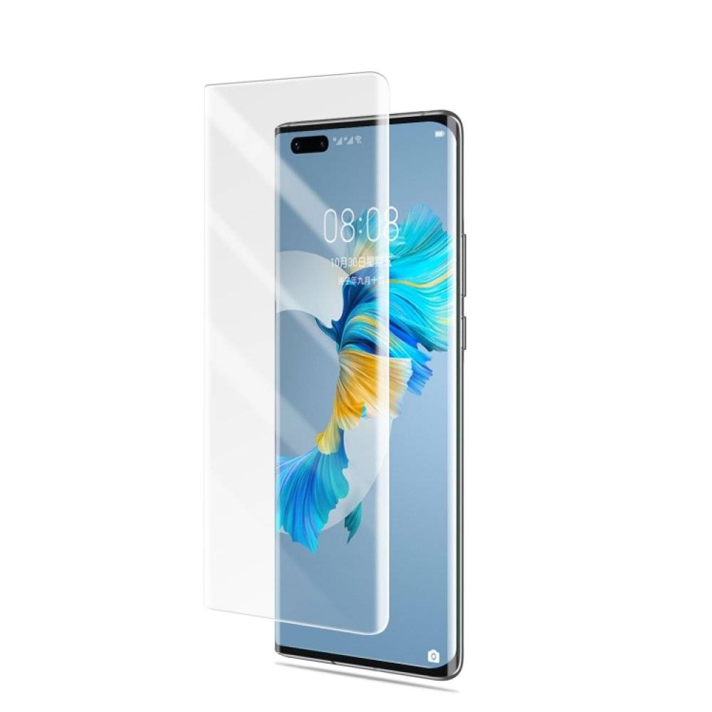 6x 9H Panzerglas für Huawei Mate 40 Pro Plus Full-Screen HD klar UV-Liquid Tempered Glas Displayschutz Schutzglas Screen-Protector