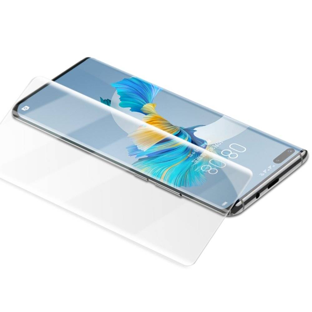 2x 9H Panzerglas für Huawei Mate 40 Pro Full-Screen HD klar UV-Liquid Tempered Glas Displayschutz Schutzglas Screen-Protector