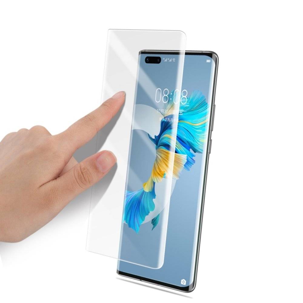 2x 9H Panzerglas für Huawei Mate 40 Full-Screen HD klar UV-Liquid Tempered Glas Displayschutz Schutzglas Screen-Protector
