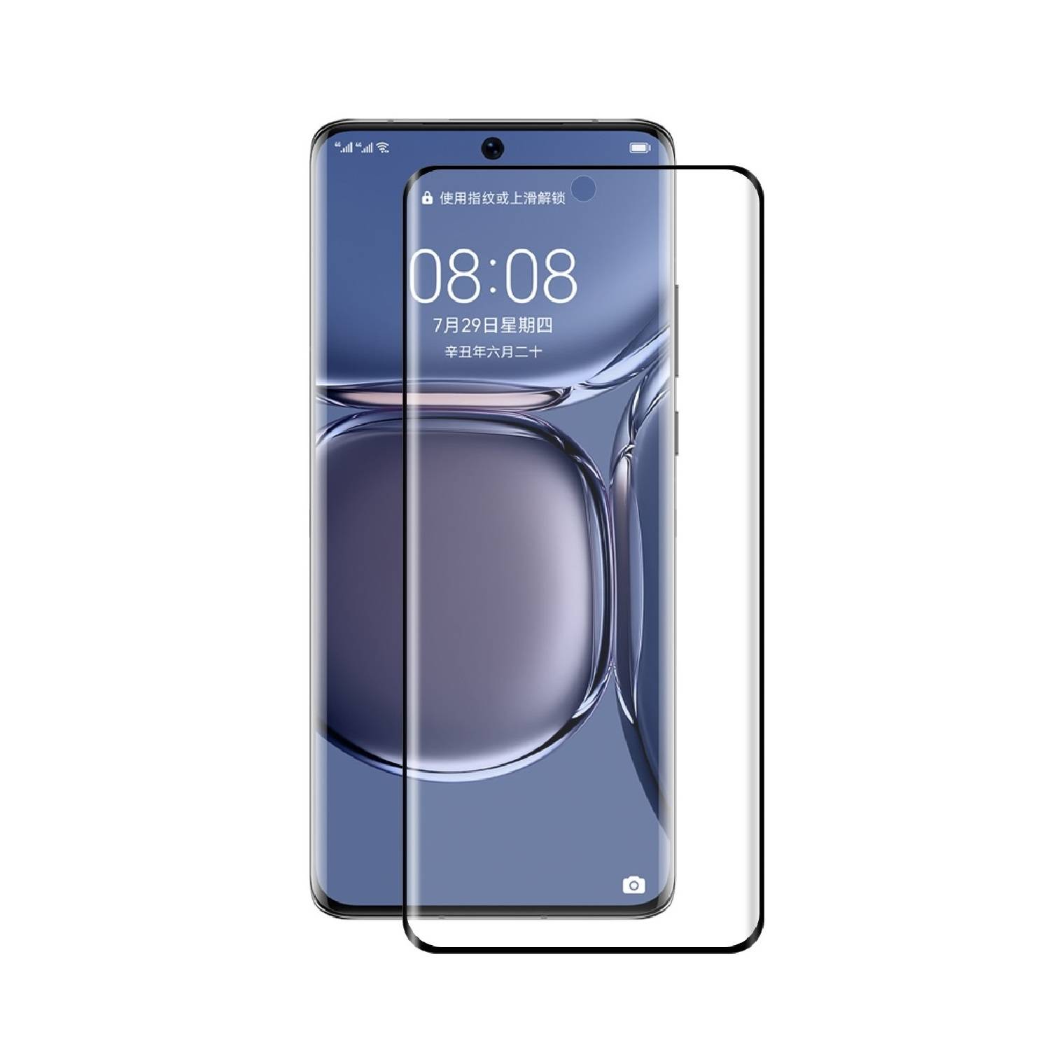 2x 9H Panzerglas für Huawei P50 Pro FULL CURVED Displayschutz Schutzglas Panzerfolie Schutzfolie Displayglas Hartglas echtes Tempered