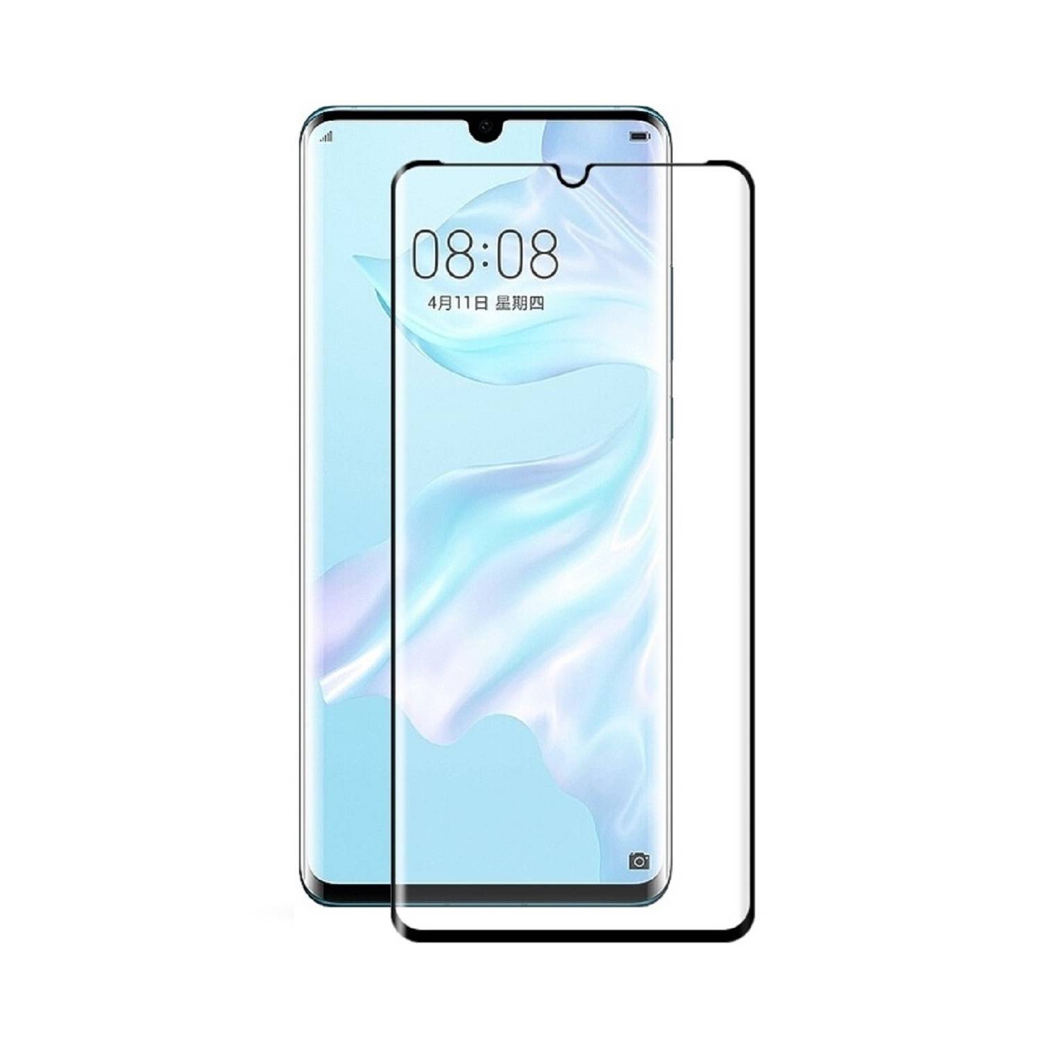 4x 9D Keramik-Glass für Huawei P30 Pro FULL COVER 3D KLAR Panzerfolie Displayschutz Schutzfolie Ceramic Screen-Protector