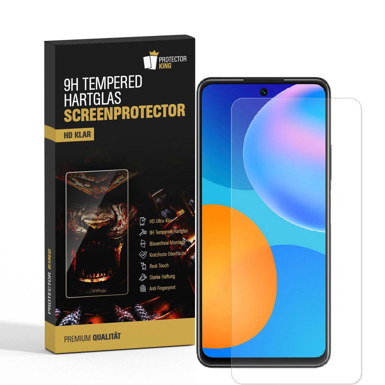 2x 9H Hartglas für Huawei P Smart 2021 Schutzglas Displayschutz Panzerfolie Schutzfolie Panzerglas Displayglas Tempered Glasfolie Sicherheitsglas