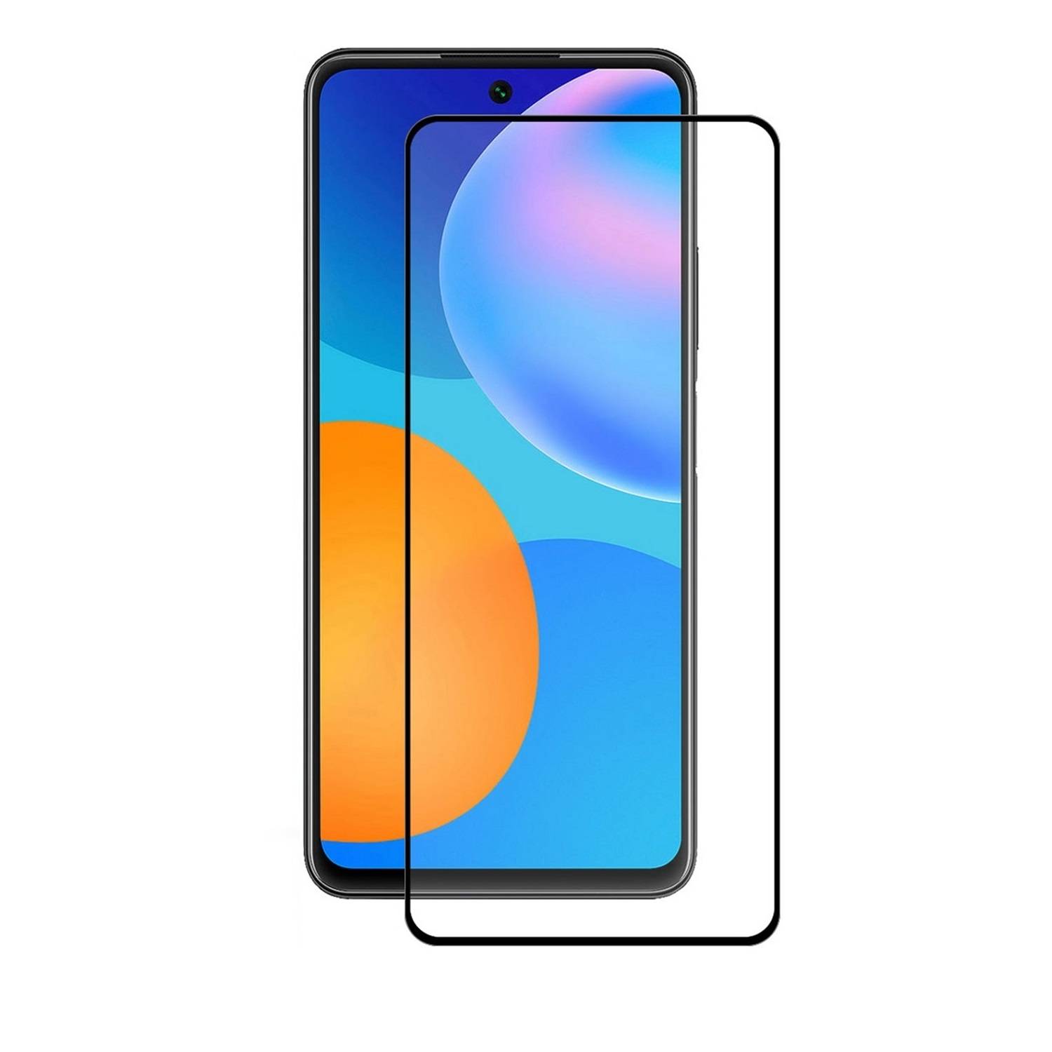 2x 9D Keramik-Glass für Huawei P Smart 2021 FULL COVER 3D KLAR Panzerfolie Displayschutz Schutzfolie Ceramic Screen-Protector