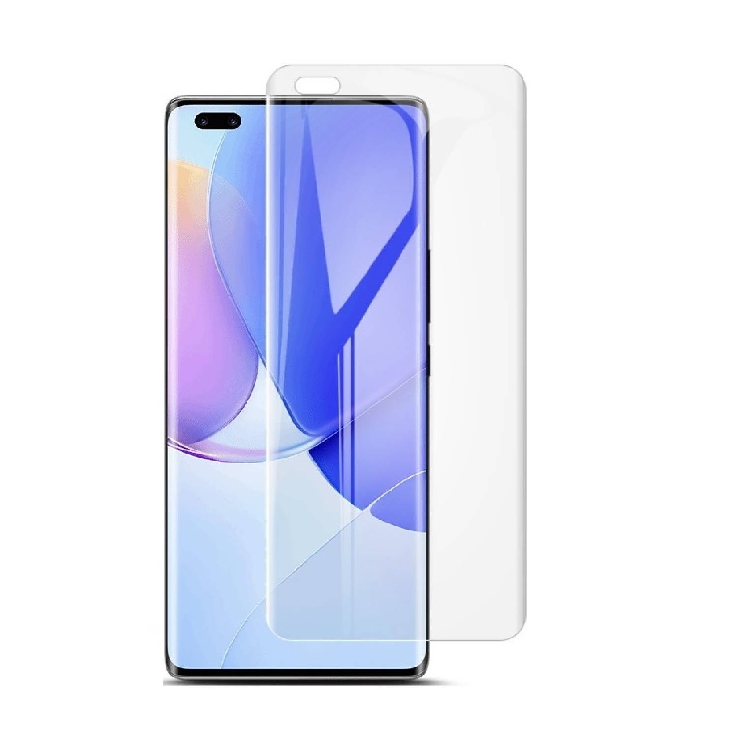 2x Hydrogel-Glass für Huawei Nova 9 Pro Selbstheilend für Micro Kratzer 3D KLAR Panzerfolie Displayschutz Schutzfolie Screen-Protector