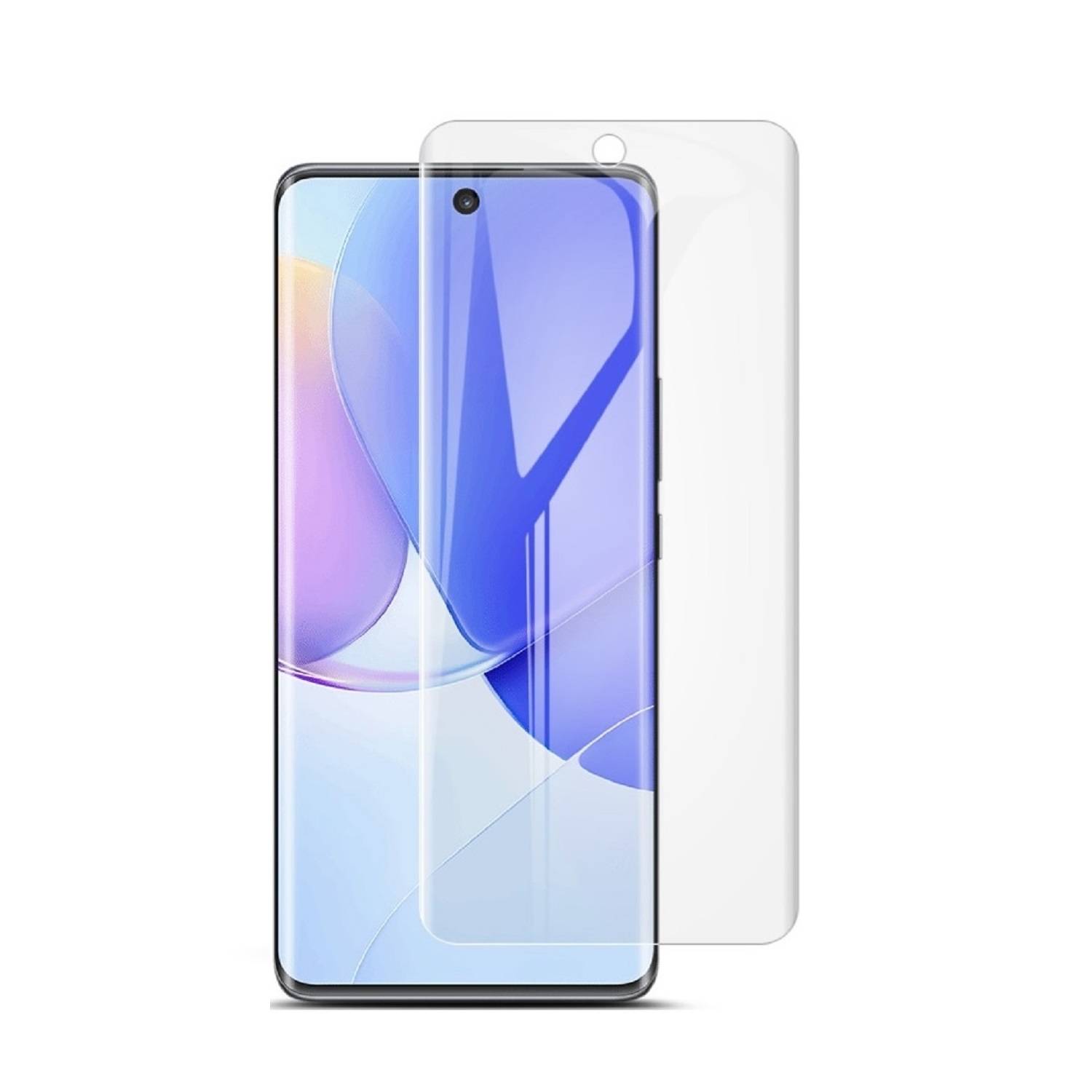 3x Hydrogel-Glass für Huawei Nova 9 Pro Selbstheilend für Micro Kratzer 3D KLAR Panzerfolie Displayschutz Schutzfolie Screen-Protector