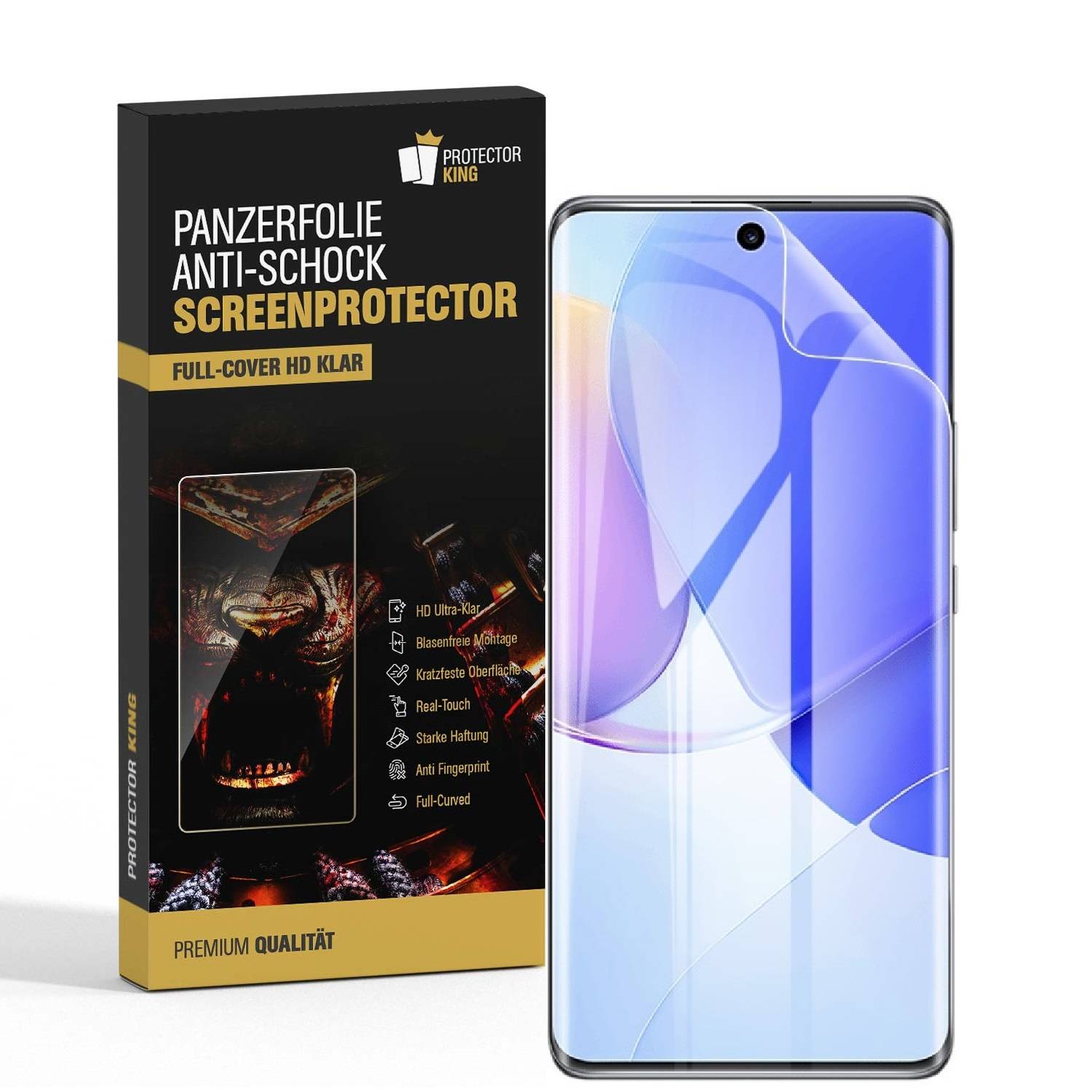 6x Panzerfolie für Huawei Nova 9 FULL COVER Displayschutz Schutzfolie KLAR