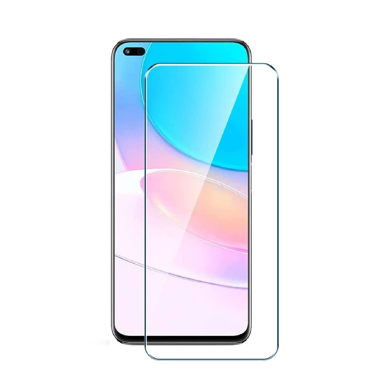 2x 9H Panzerglas für Huawei Nova 8i Displayschutz Panzerfolie Schutzfolie Hartglas Schutzglas Displayglas Tempered Glasfolie Sicherheitsglas