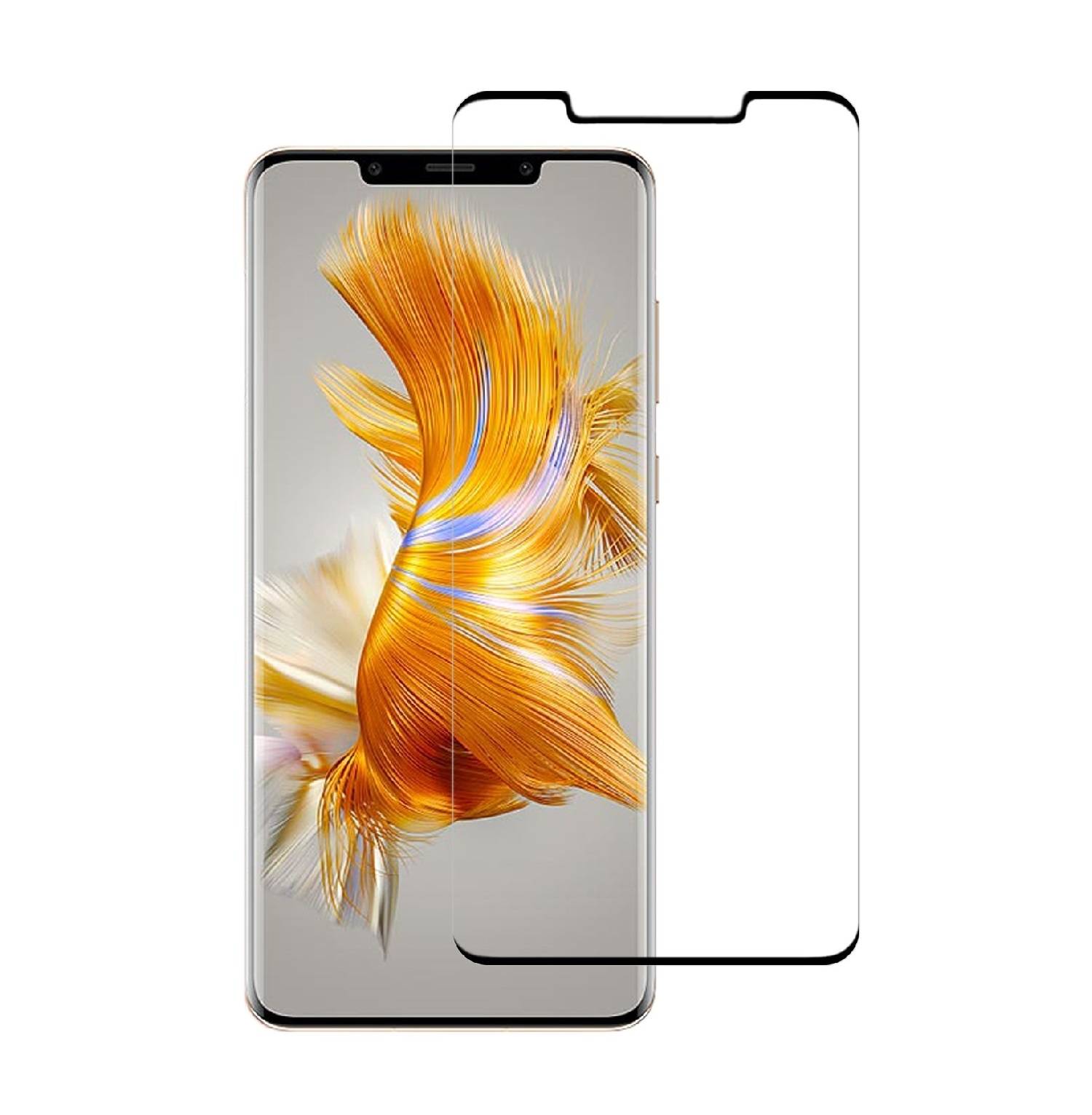 6x 9H Panzerglas für Huawei Mate 50 Pro FULL CURVED Displayschutz Schutzglas Panzerfolie Schutzfolie Displayglas Hartglas echtes Tempered