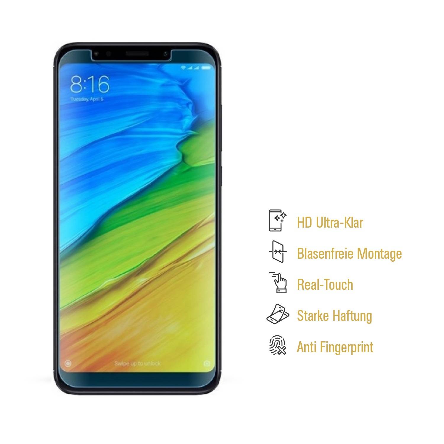 4x Displayschutzfolie für Xiaomi Redmi 5A Schutzfolie Displayfolie HD KLAR