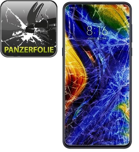 3x Panzerfolie für Xiaomi Mi Mix 3 ANTI-SCHOCK Displayschutzfolie HD ULTRA KLAR
