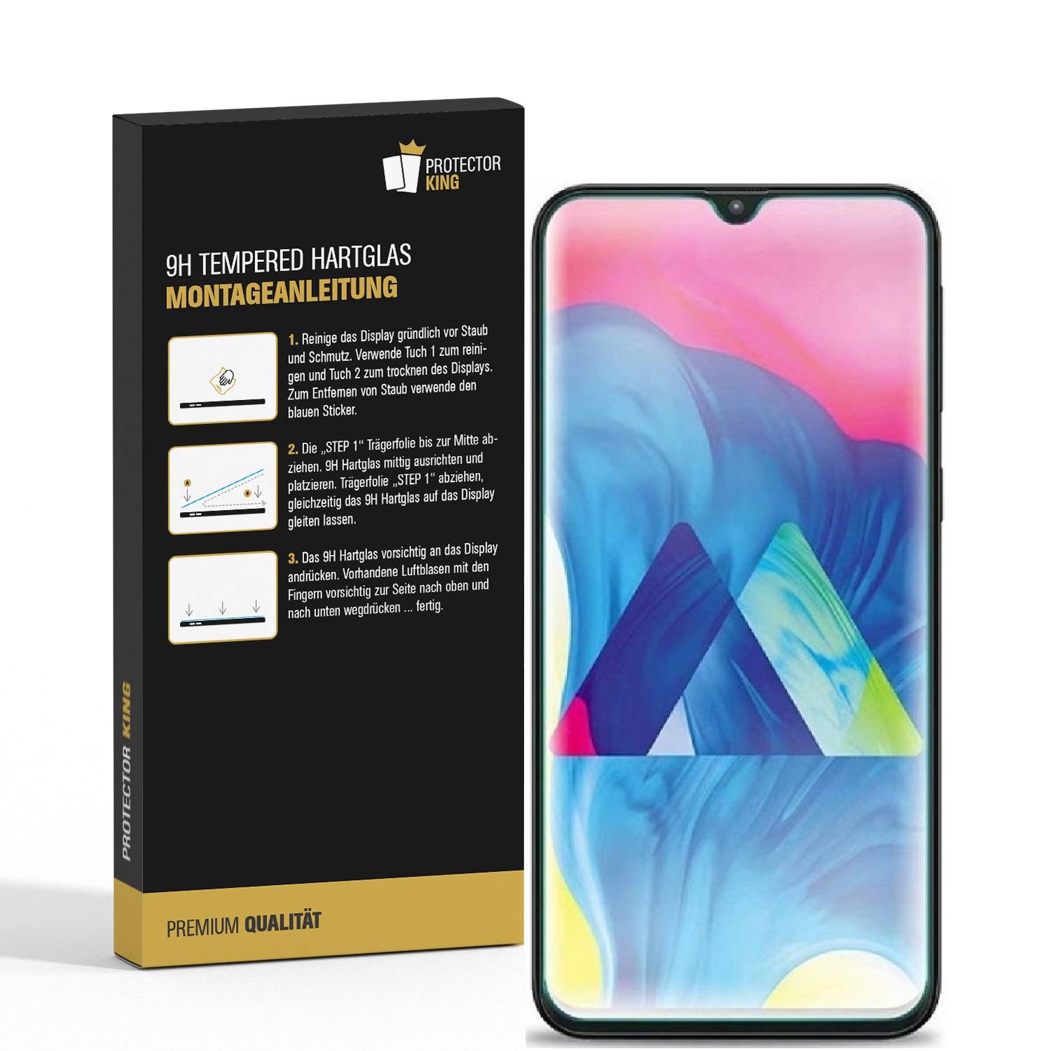 6x 9H Hartglas für Xiaomi Mi 9 Panzerfolie Displayschutz Schutzfolie KLAR Panzerglas Schutzglas Displayglas Glasfolie