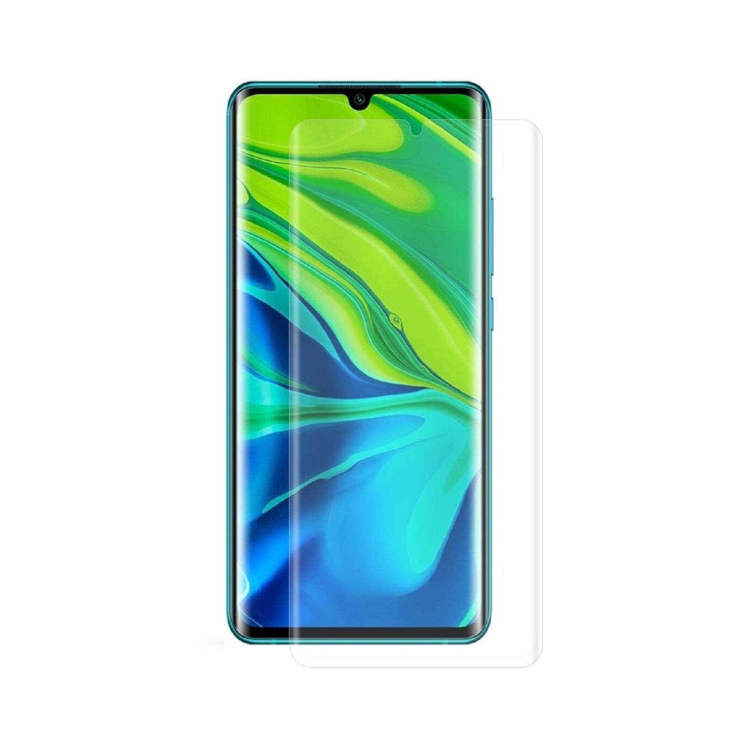 4x Panzerfolie für Xiaomi Mi Note 10 FULL COVER Displayschutzfolie HD KLAR