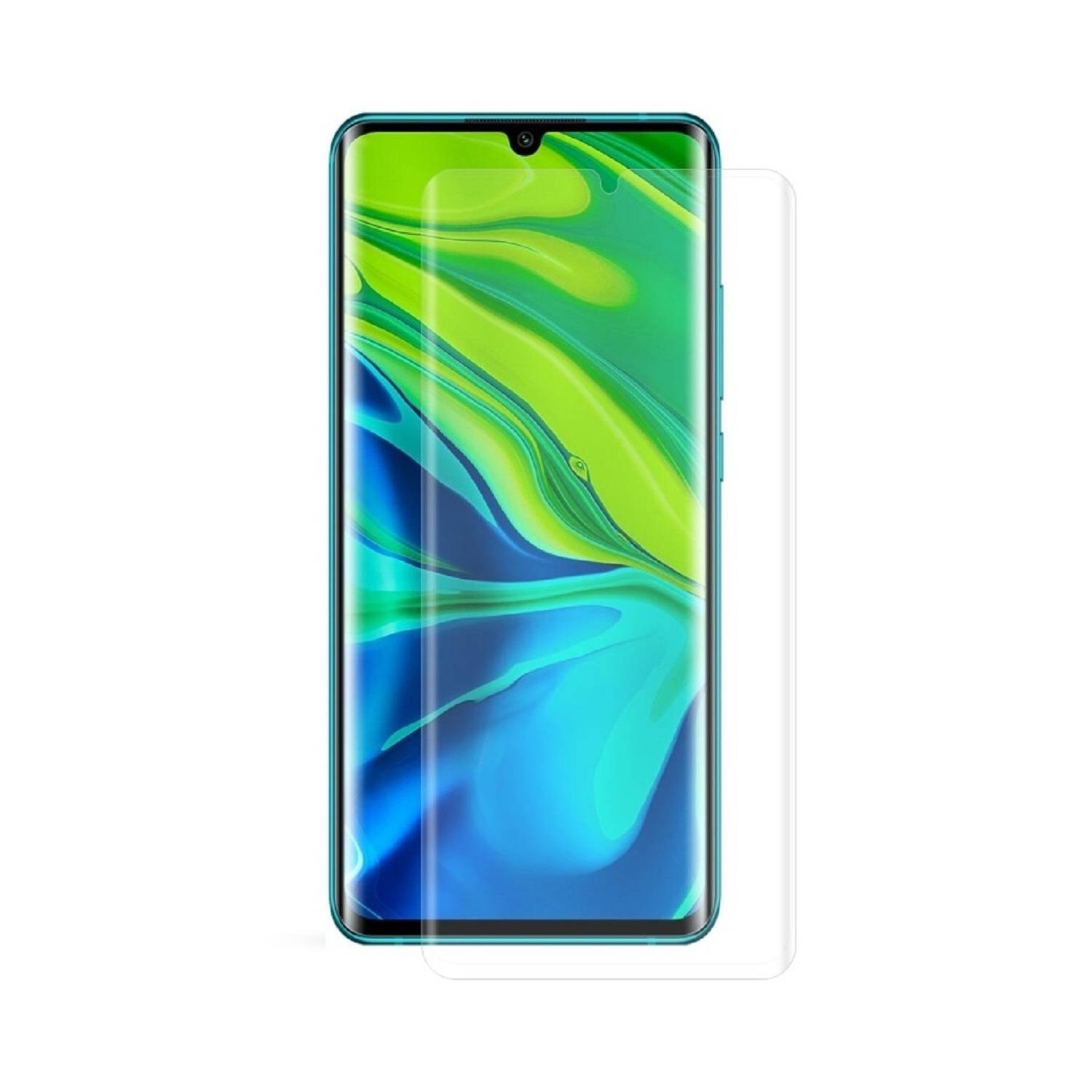 2x Displayfolie für Xiaomi Mi Note 10 Pro FULL COVER Displayschutzfolie HD KLAR