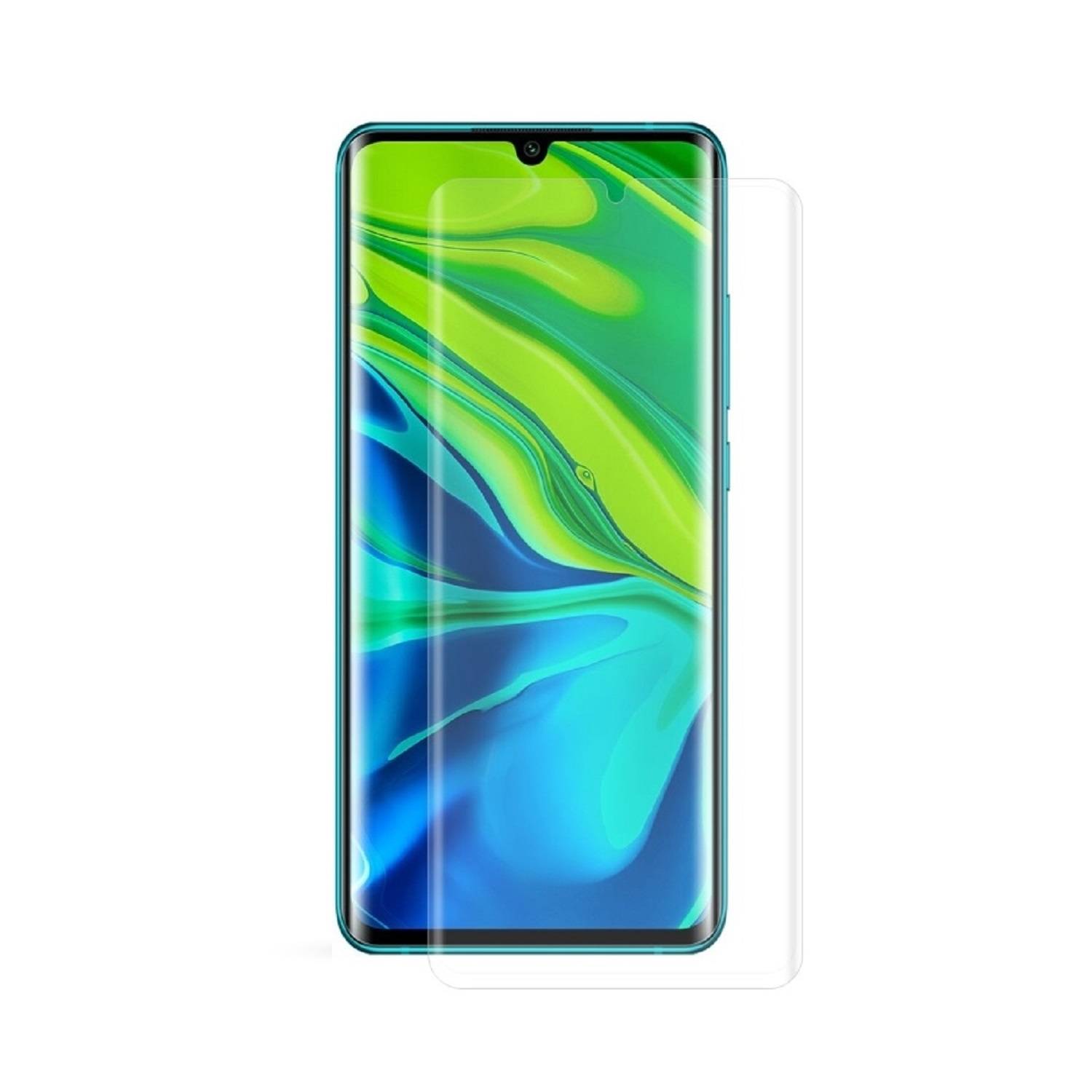 1x Panzerfolie für Xiaomi Mi Note 10 Pro FULL COVER Displayschutzfolie MATT
