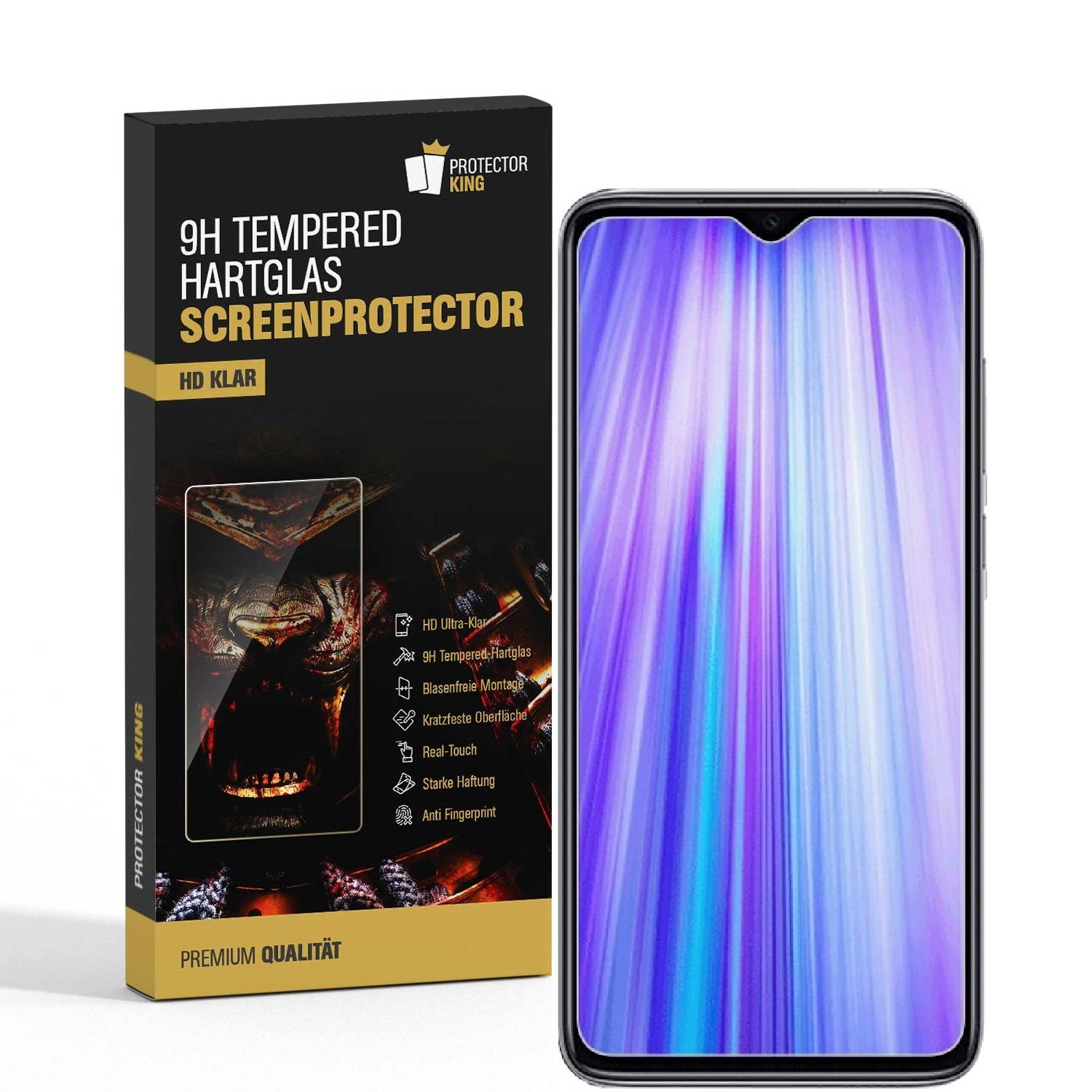 2x 9H Hartglas für Xiaomi Redmi 8 Panzerfolie Displayschutz Schutzglas HD KLAR Panzerglas Schutzfolie