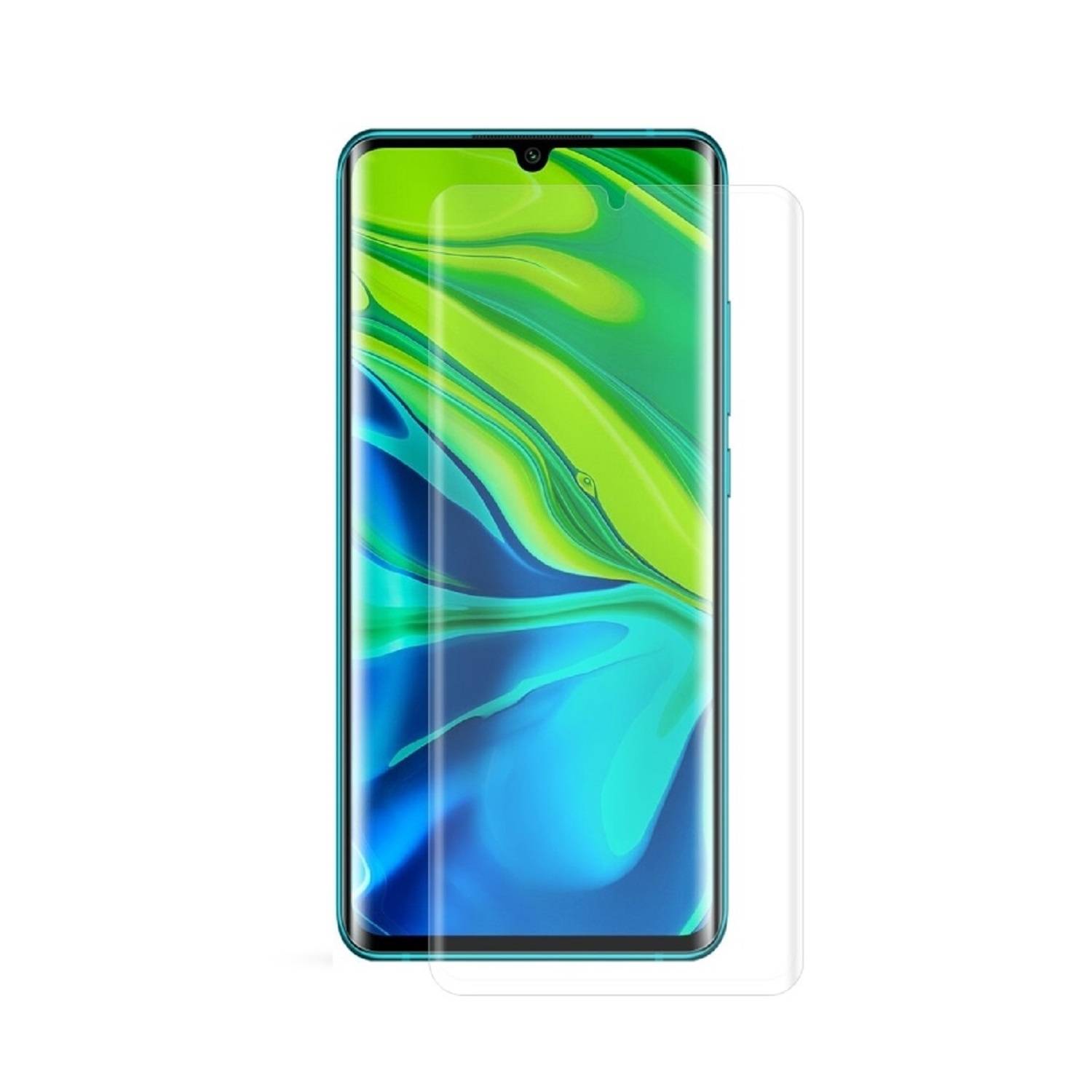 6x Displayfolie für Xiaomi Mi Note 10 Pro FULL COVER Displayschutzfolie MATT