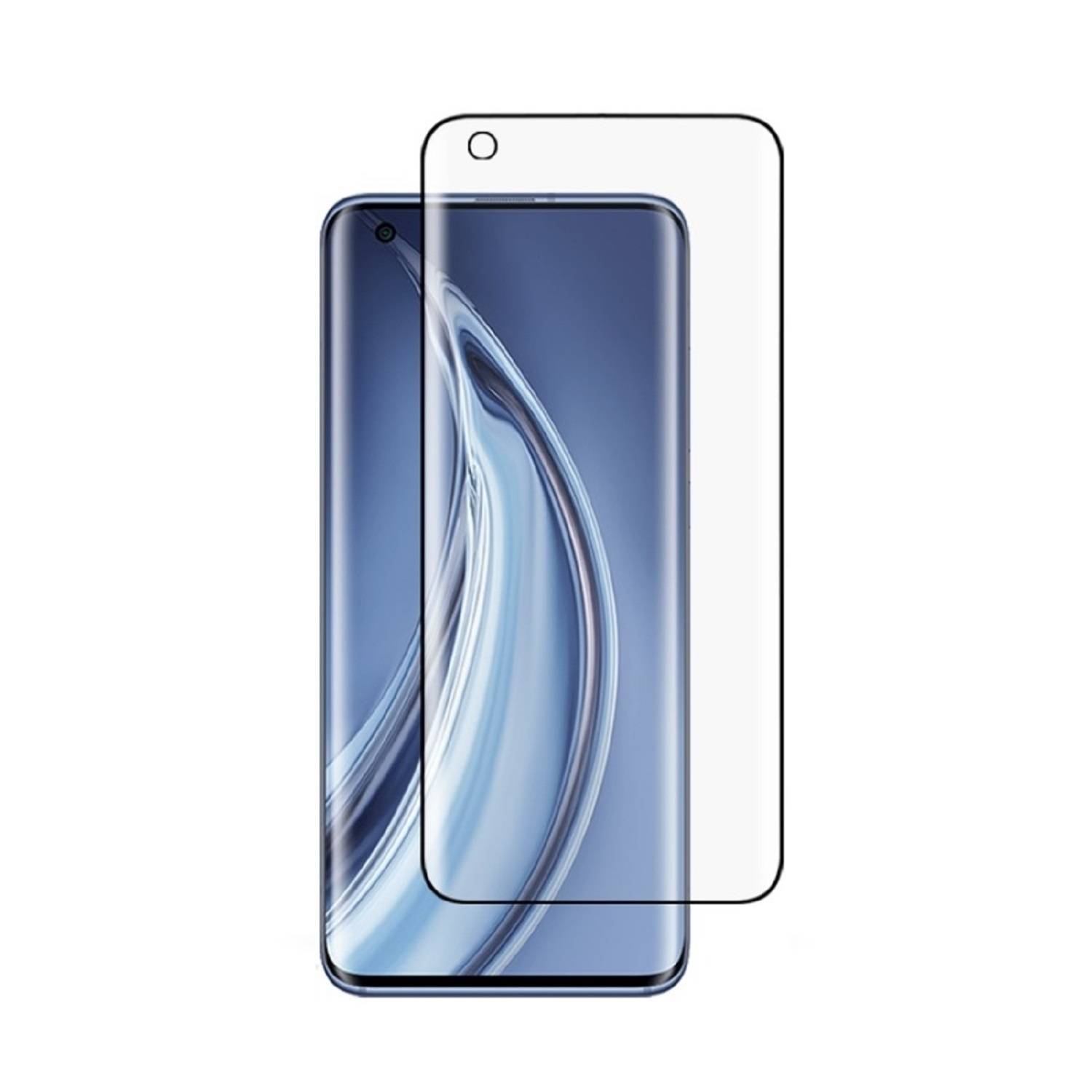 4x 9H Hartglas für Xiaomi Mi 10 FULL CURVED Schutzfolie Schutzglas Displayglas SW Tempered Panzerglas Glasfolie Sicherheitsglas Echtglas