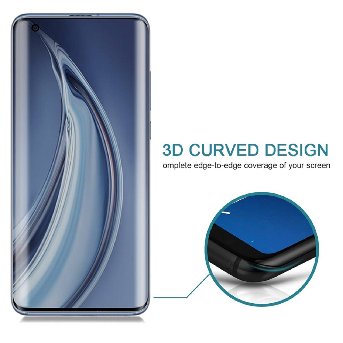 Kopie von 3x Blickschutz 9H Panzerhartglas für Xiaomi Mi 10 echtes Tempered Panzerglas Displayschutz Schutzglas Panzerfolie Schutzfolie Panzerglas