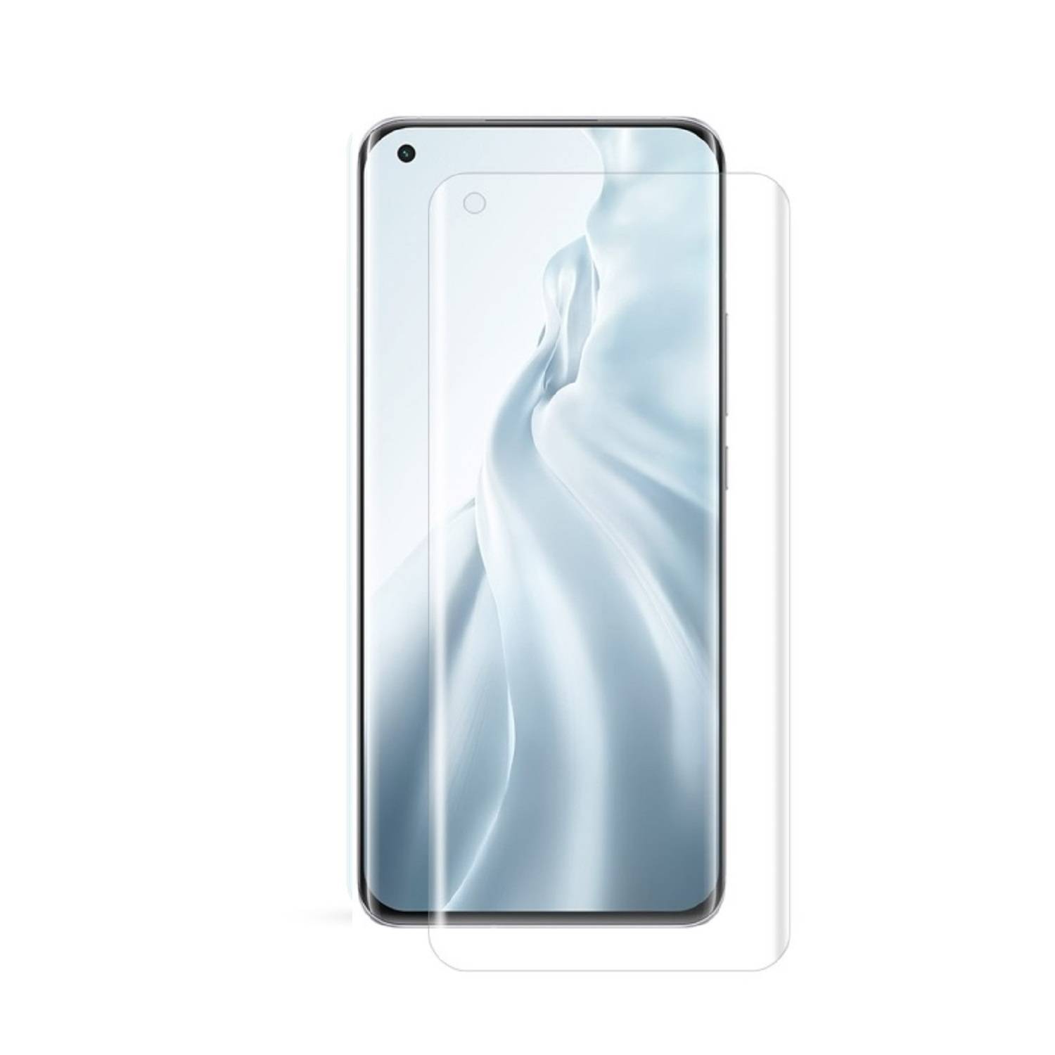 6x Hydrogel-Glass für Xiaomi Mi 11 Selbstheilend für Micro Kratzer 3D KLAR Panzerfolie Displayschutz Schutzfolie Screen-Protector