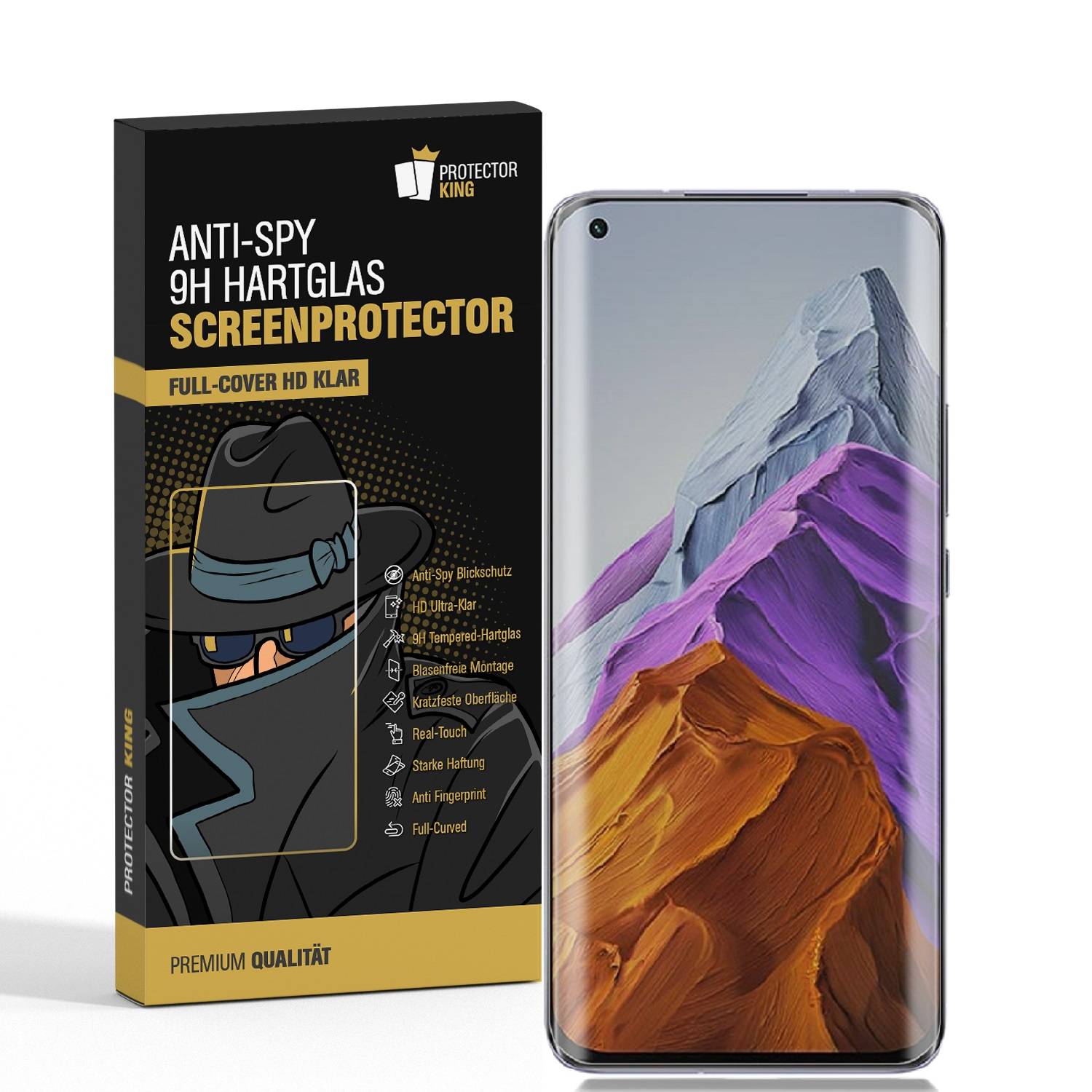 Kopie von 2x Blickschutz 9H Panzerglas für Xiaomi Mi 11 Ultra ANTI-SPY PRIVACY Sichtschutz Displayschutz Schutzglas Panzerfolie Schutzfolie echtes