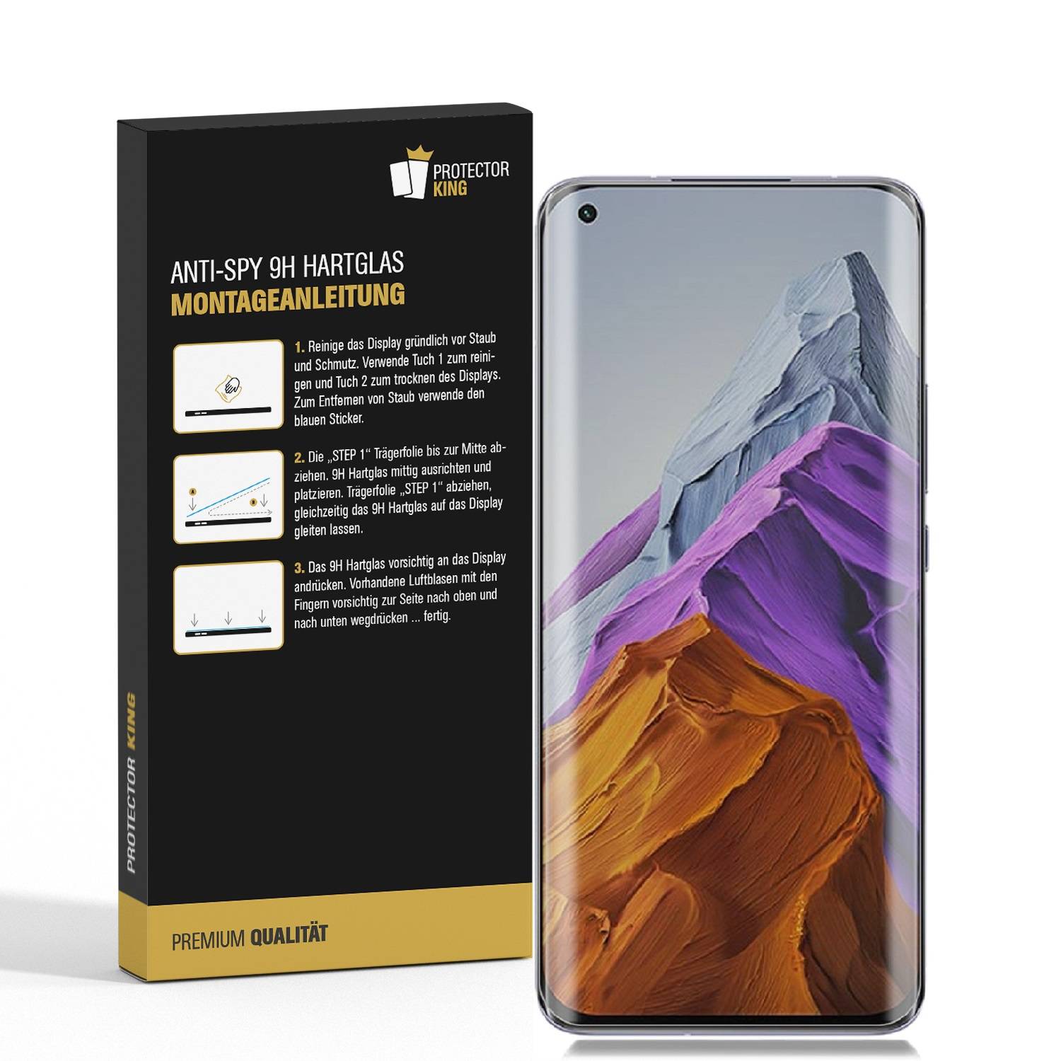 2x Blickschutz 9H Panzerglas für Xiaomi Mi 11 Ultra ANTI-SPY PRIVACY Sichtschutz Displayschutz Schutzglas Panzerfolie Schutzfolie echtes Tempered