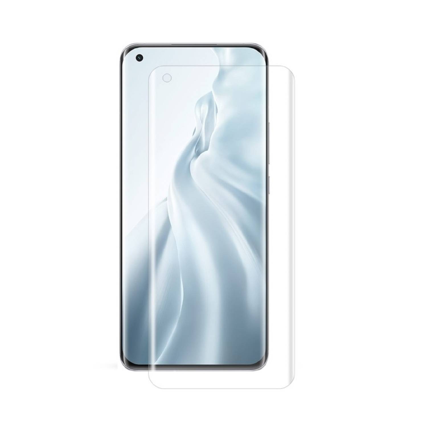 2x Displayfolie für Xiaomi Mi 11 FULL COVER Displayschutzfolie HD KLAR