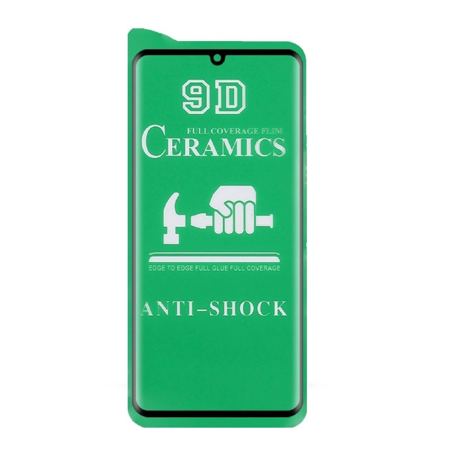 2x 9D Keramik-Glass für Xiaomi Redmi Note Pro 10 FULL COVER 3D KLAR Panzerfolie Displayschutz Schutzfolie Ceramic Screen-Protector