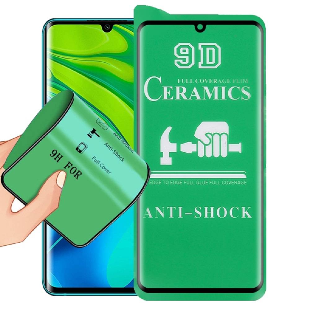 1x 9D Keramik-Glass für Xiaomi Redmi Note 10 FULL COVER 3D KLAR Panzerfolie Displayschutz Schutzfolie Ceramic Screen-Protector