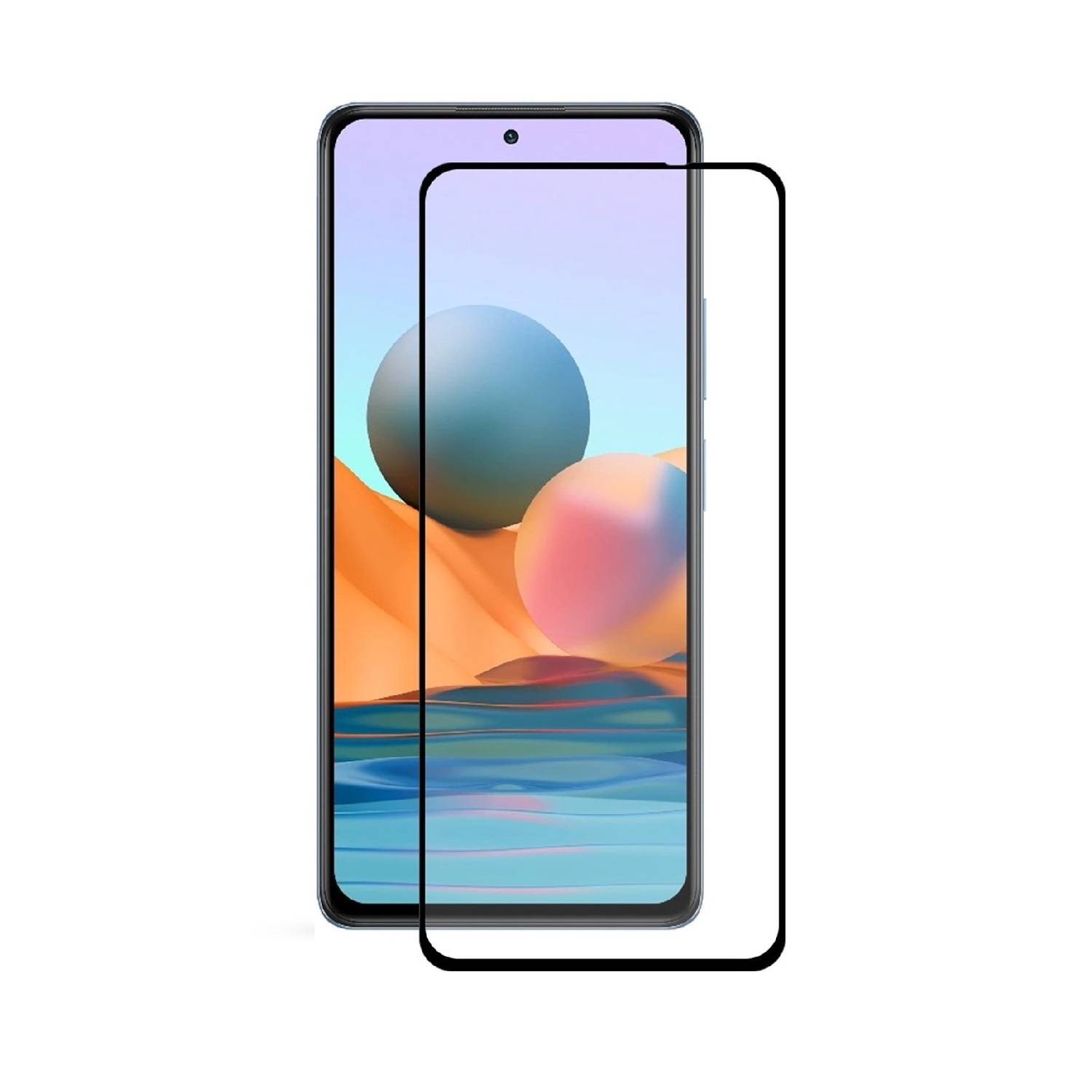 3x 9H Hartglas für Xiaomi Redmi Note 10 Pro Max FULL COVER Schutzglas Displayschutz SW Panzerglas Schutzfolie Panzerfolie Displayglas echtes
