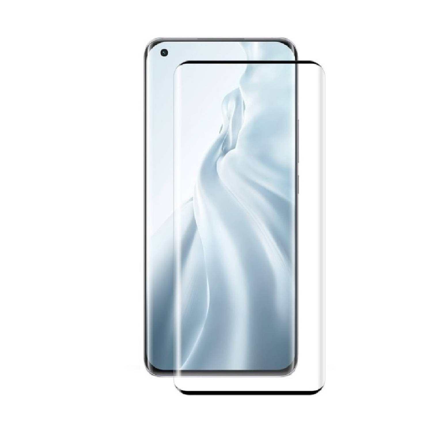 4x 9H Panzerglas für Xiaomi Mi 11 FULL CURVED Displayschutz Schutzglas Panzerfolie Schutzfolie Displayglas Hartglas echtes Tempered Sicherheitsglas