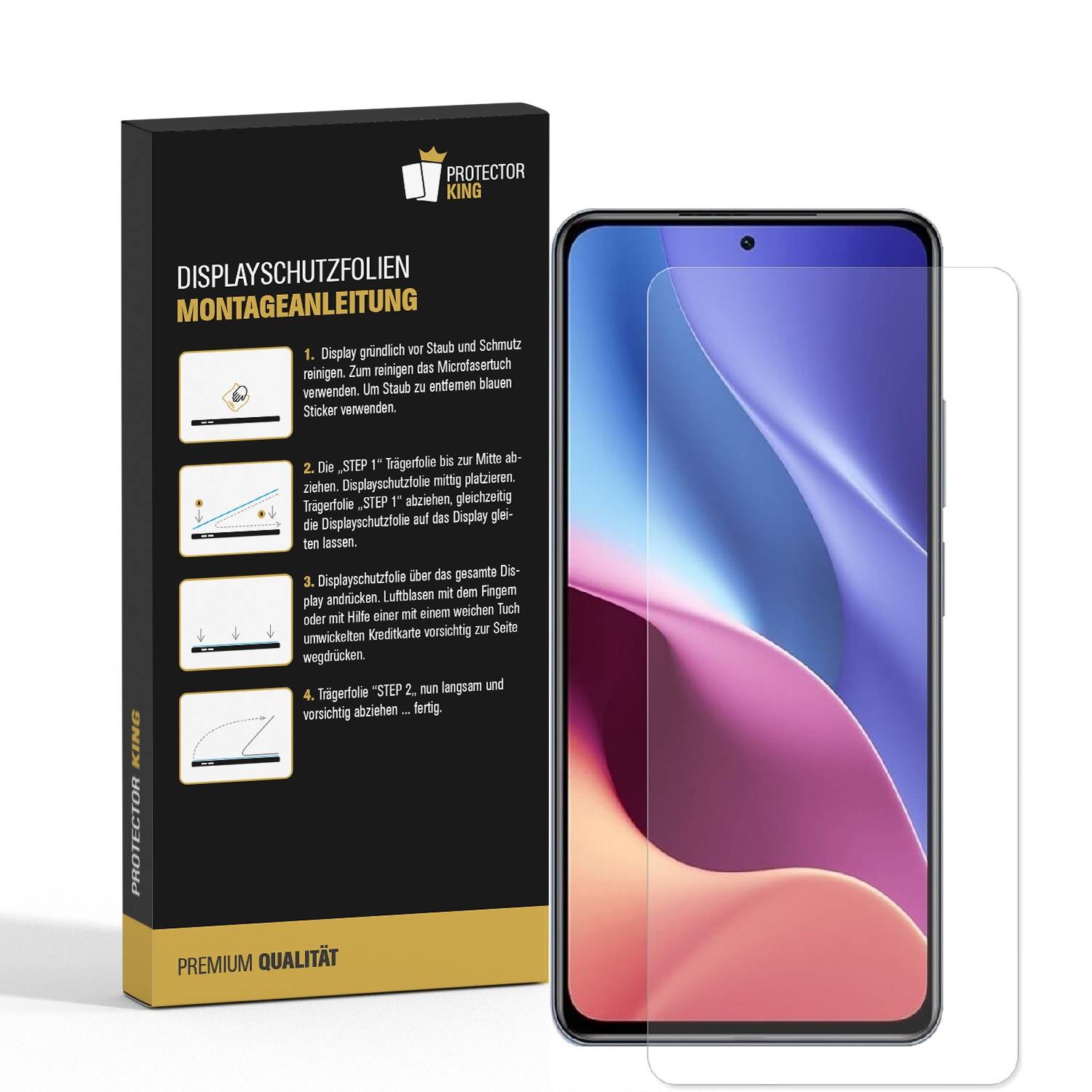 3x Panzerfolie für Xiaomi 11T Displayschutz Displayfolie HD KLAR Schutzfolie ANTI-SHOCK/ ANTI-KRATZ/ ANTI-BRUCH/ ANTI-SCHMUTZ