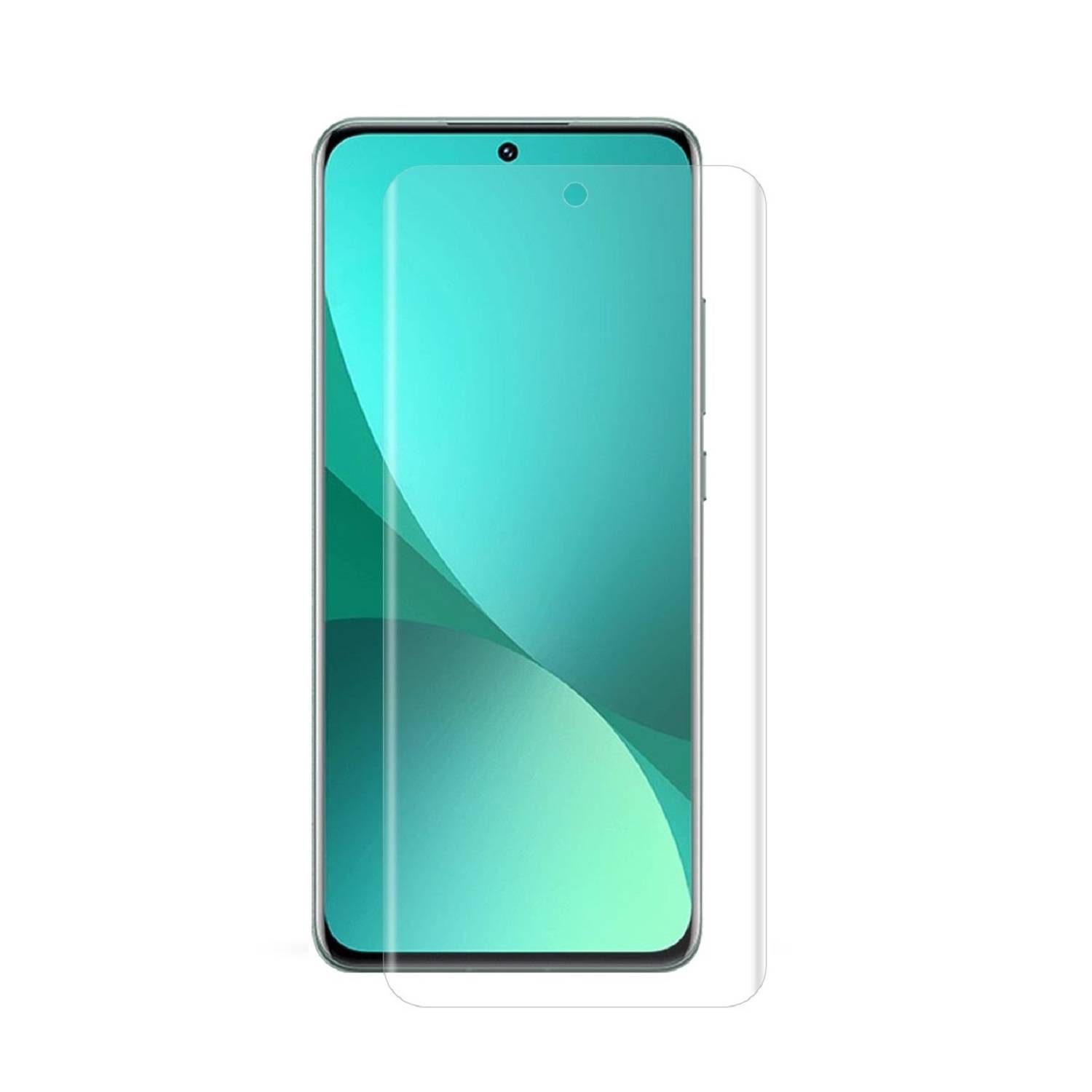 6x Panzerfolie für Xiaomi 12 FULL CURVED Displayschutz Schutzfolie KLAR/ ANTI-SHOCK/ ANTI-KRATZ/ ANTI-BRUCH/ ANTI-SCHMUTZ