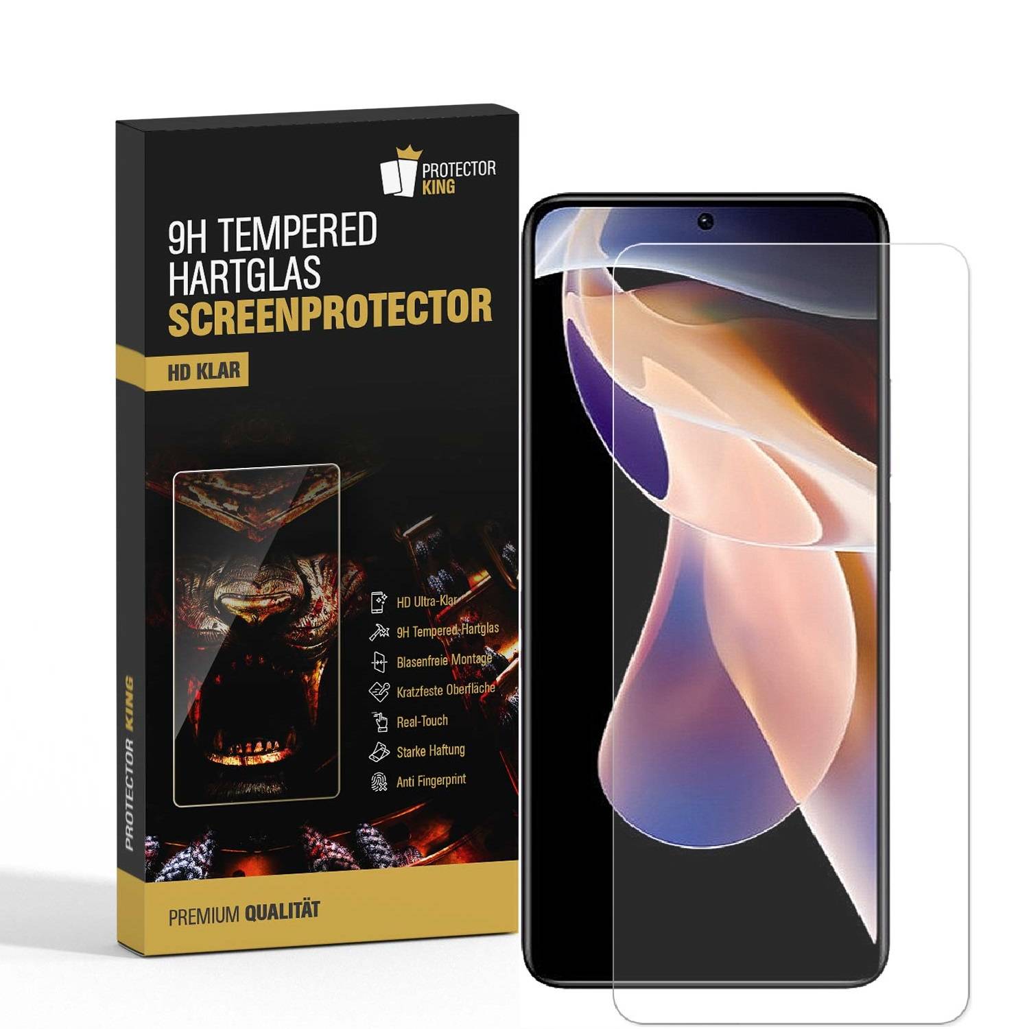1x 9H Hartglas für Xiaomi Redmi Note 11 Pro 4G Panzerglas Schutzglas Displayglas Klar Displayschutz Schutzfolie Glasfolie