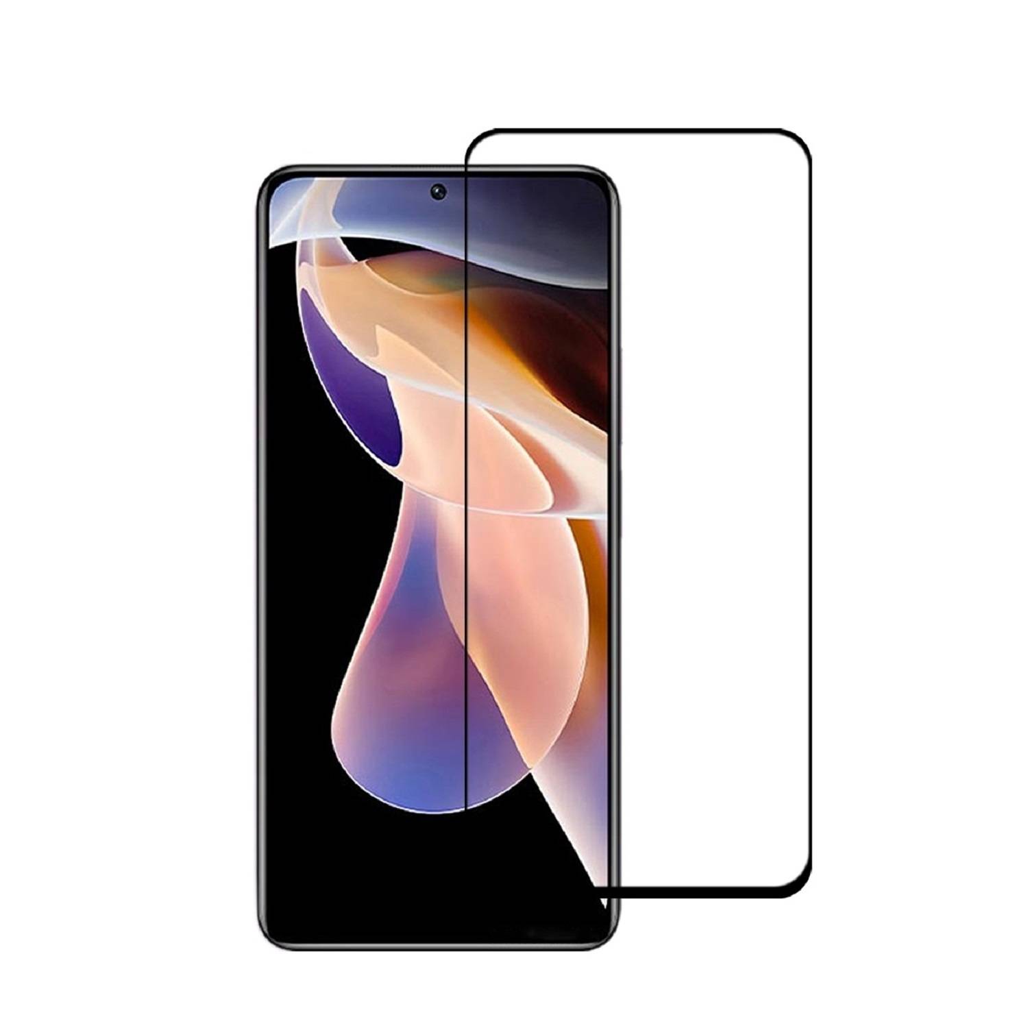 1x 9H Panzerglas für Xiaomi Redmi Note 11 Pro Plus FULL COVER echtes Tempered Glass Displayschutz Panzerfolie Schutzfolie Schutzglas