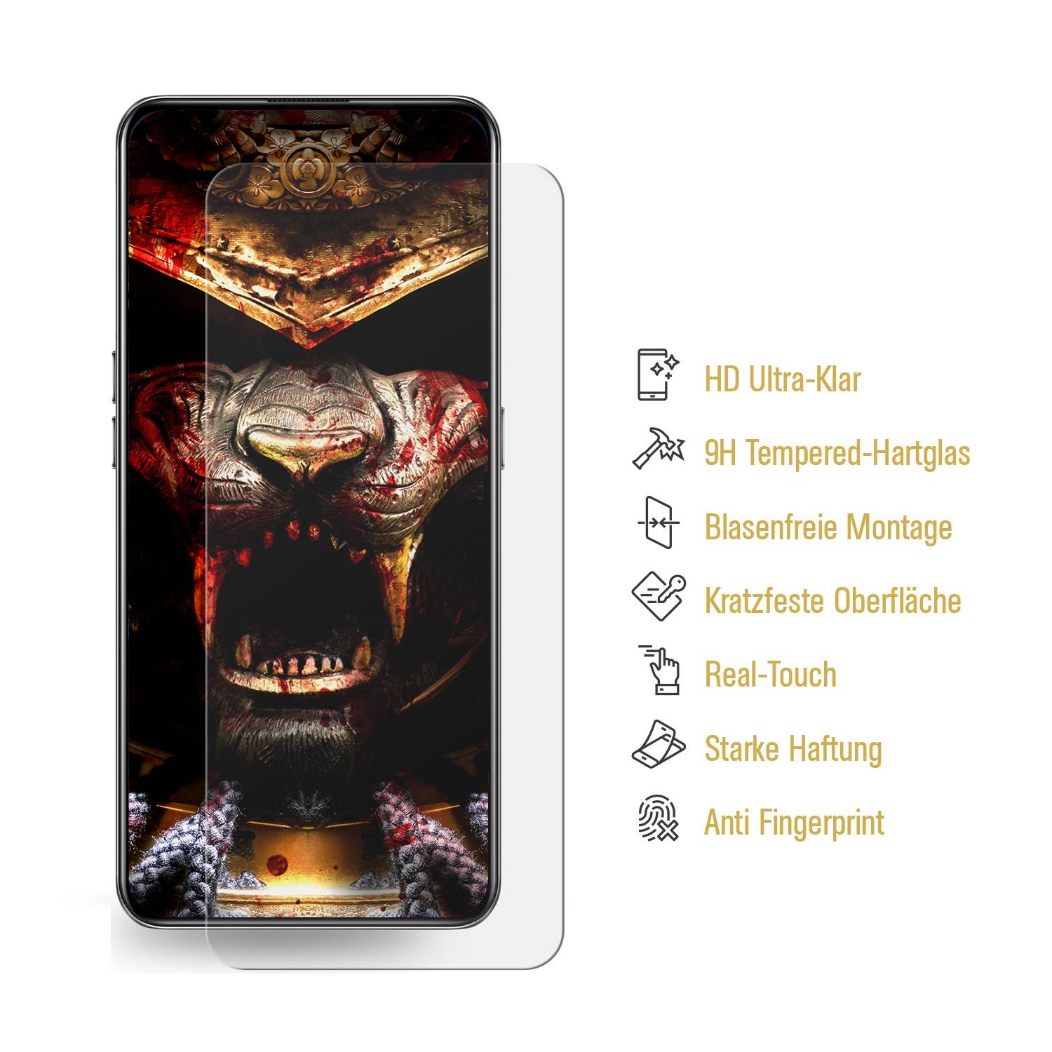 6x 9H Hartglas für Xiaomi Redmi 10 Displayschutz Panzerfolie Schutzfolie Panzerglas Schutzglas Displayglas Tempered Glasfolie Sicherheitsglas